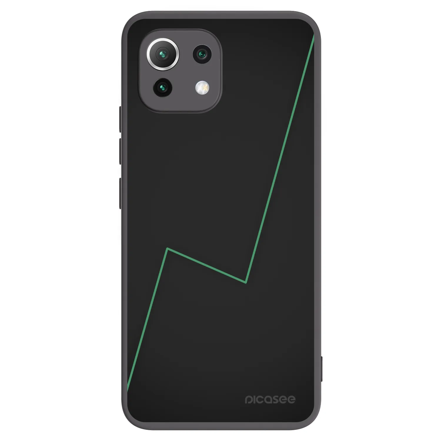 Picasee husă neagră din silicon pentru Xiaomi Mi 11 Lite - Consistency