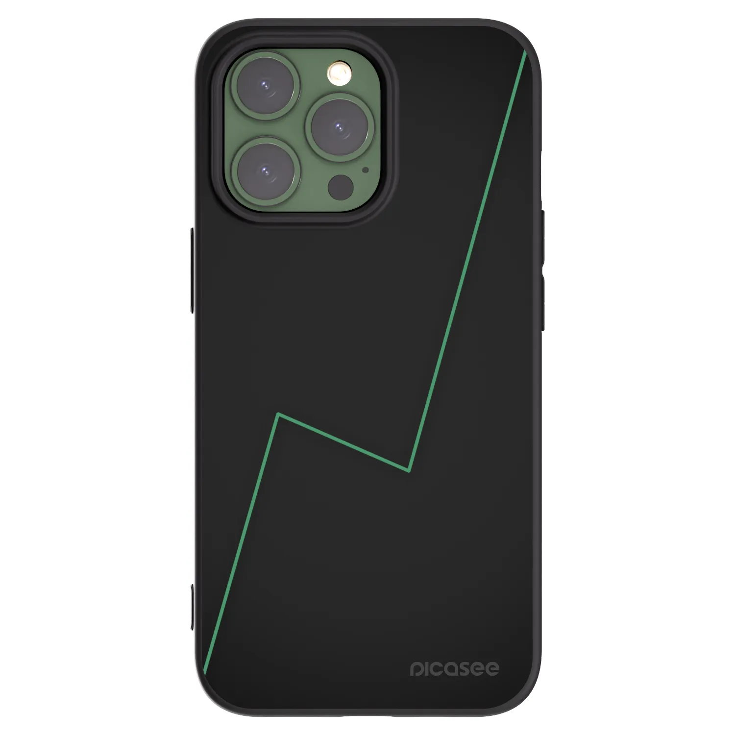 Picasee husă neagră din silicon pentru Apple iPhone 13 Pro - Consistency