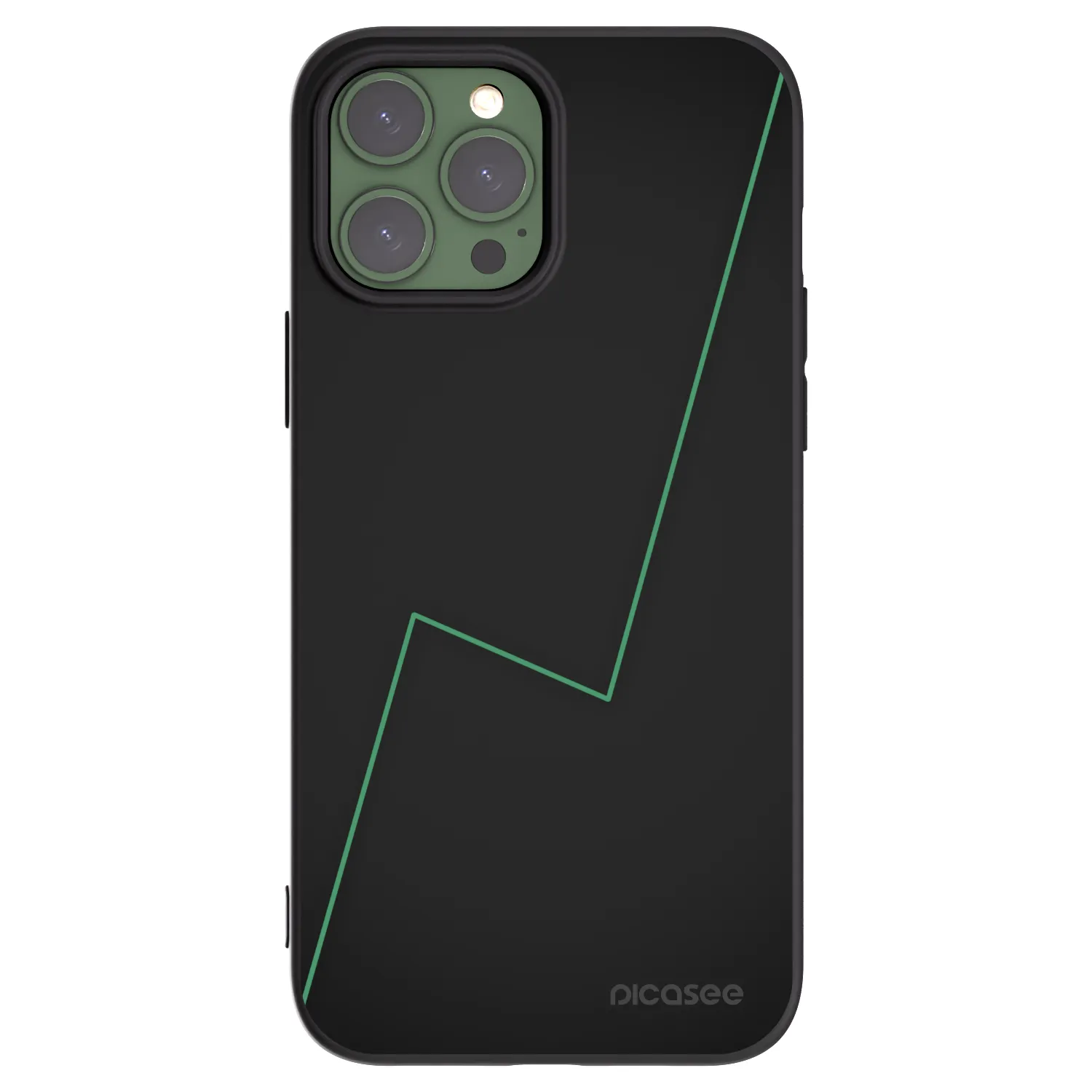 Picasee husă neagră din silicon pentru Apple iPhone 13 Pro Max - Consistency
