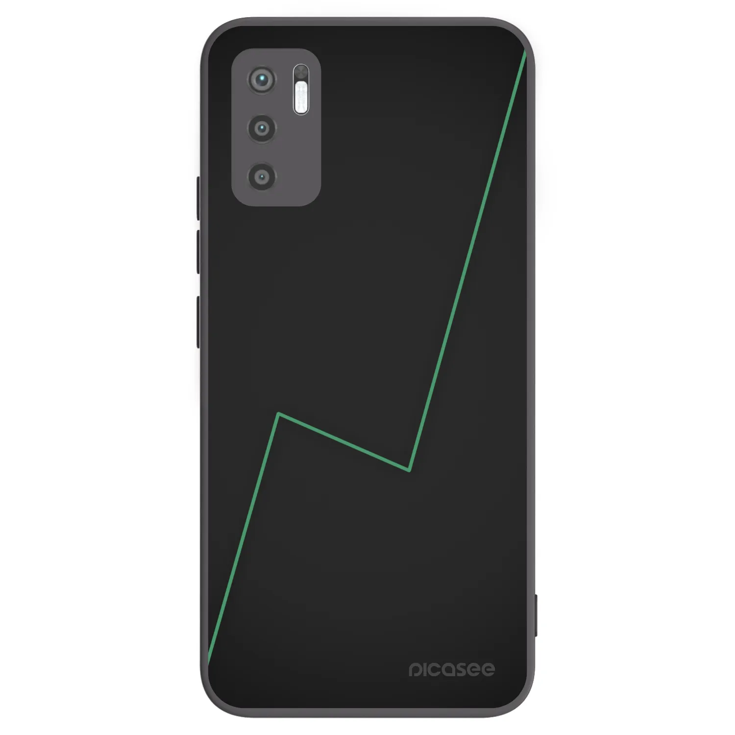 Picasee husă neagră din silicon pentru Xiaomi Redmi Note 10 5G - Consistency