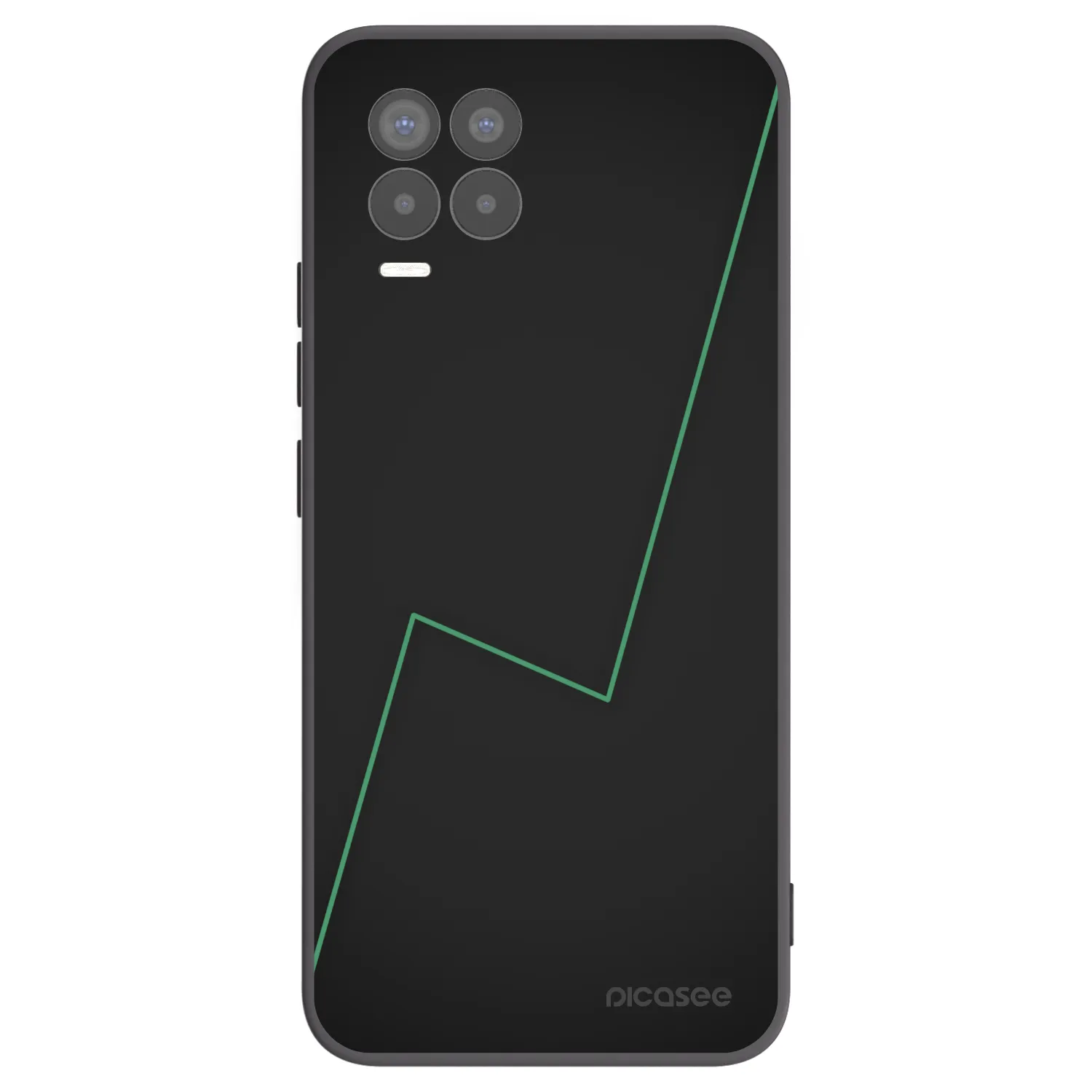 Picasee husă neagră din silicon pentru Realme 8 4G - Consistency