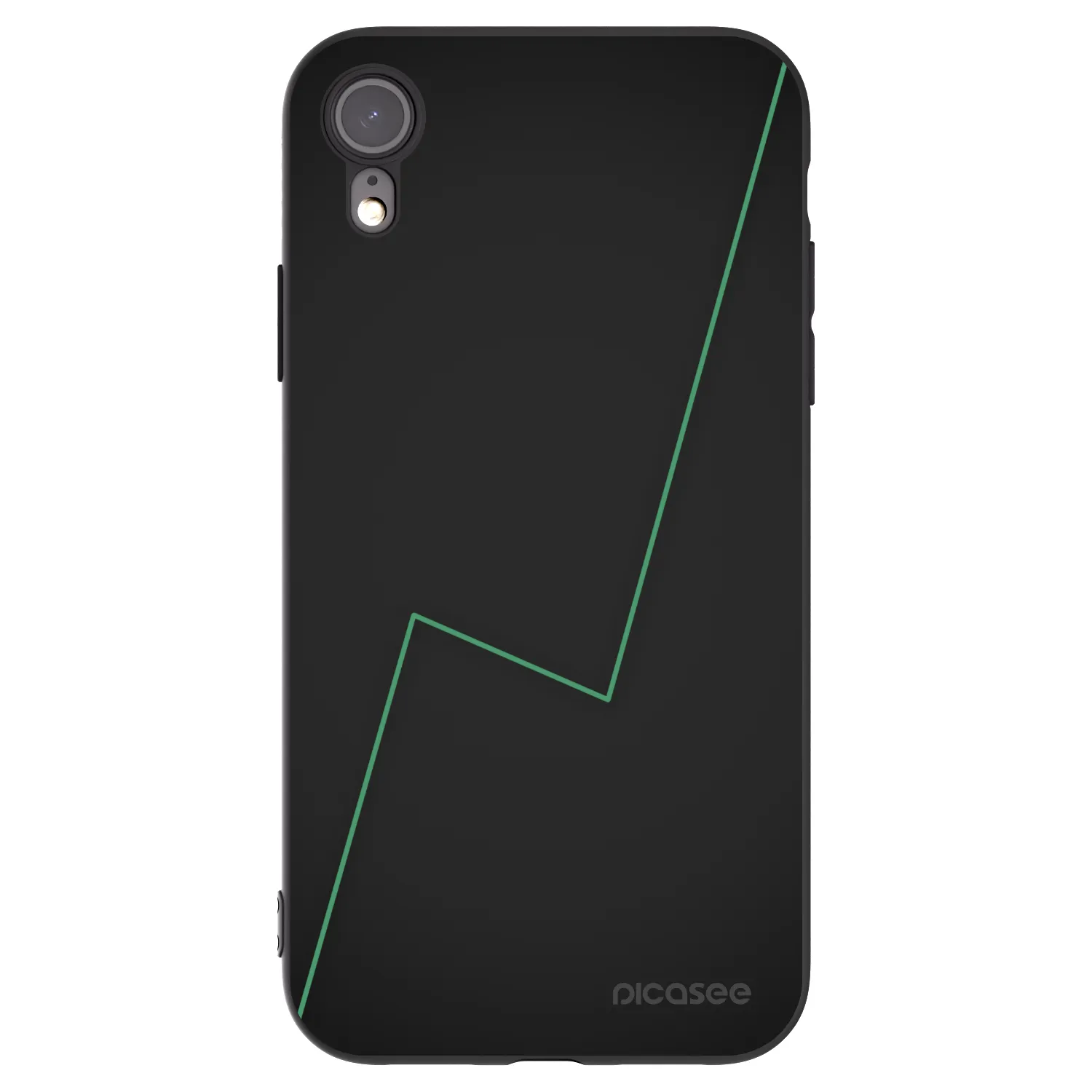 Picasee husă neagră din silicon pentru Apple iPhone XR - Consistency