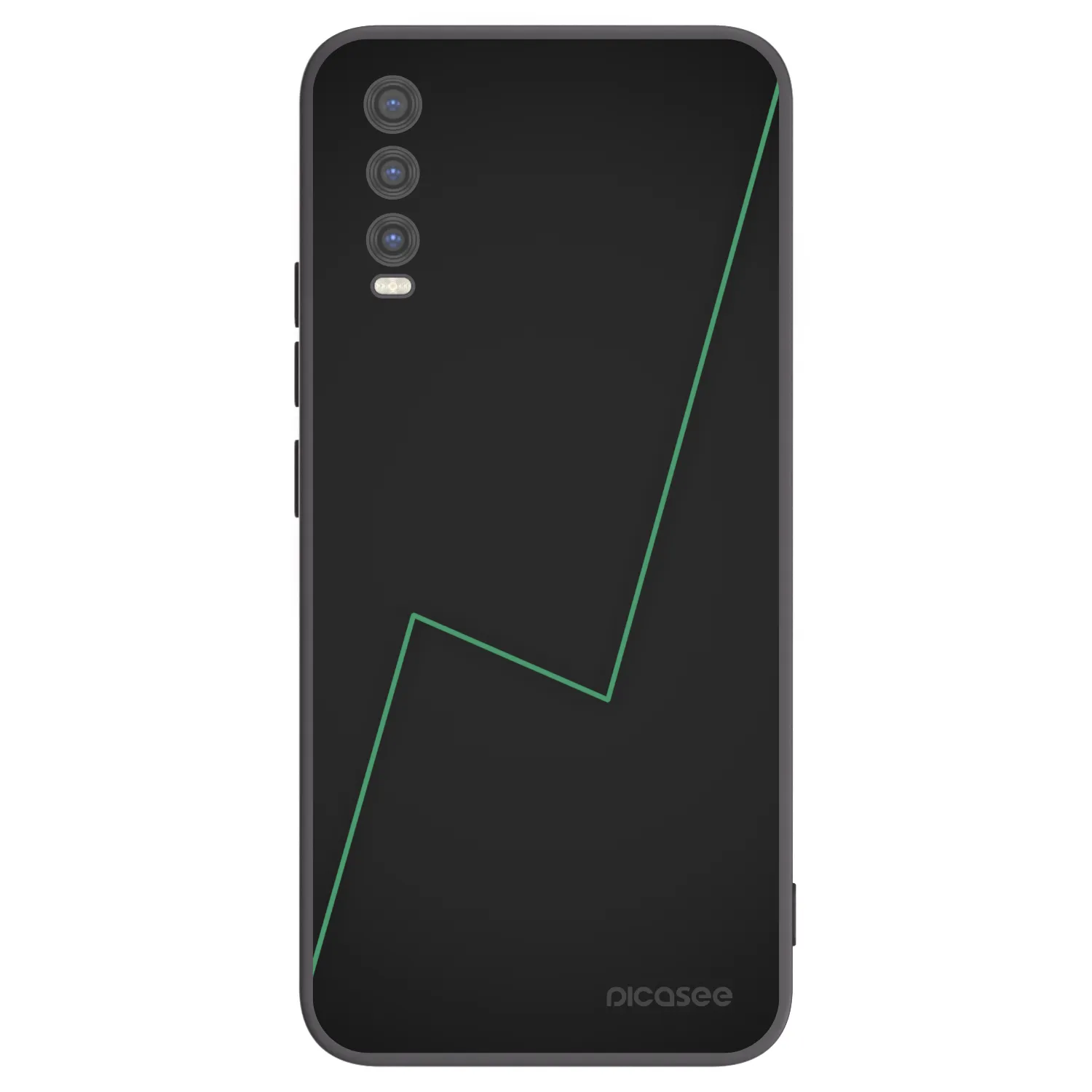Picasee husă neagră din silicon pentru Vivo Y20s - Consistency