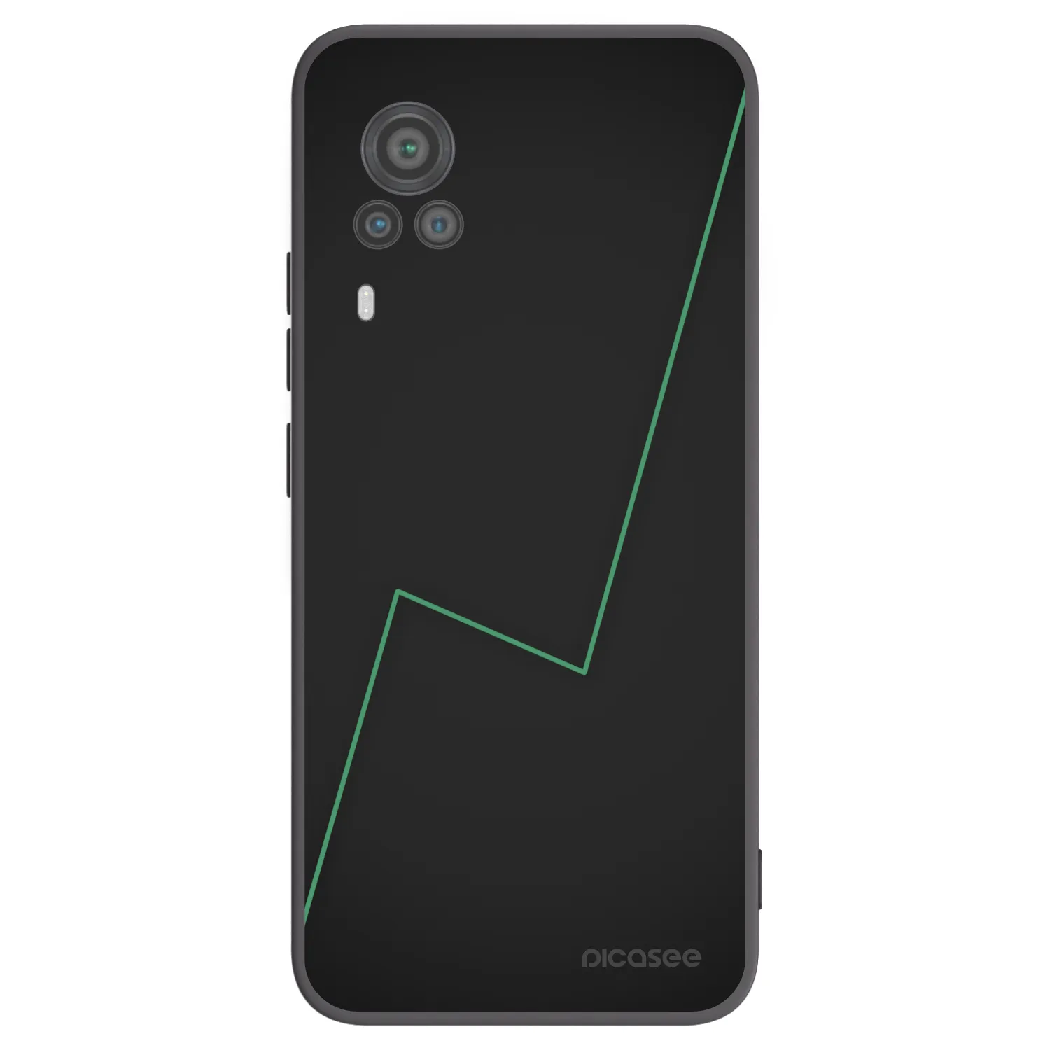 Picasee husă neagră din silicon pentru Vivo X60 Pro 5G - Consistency