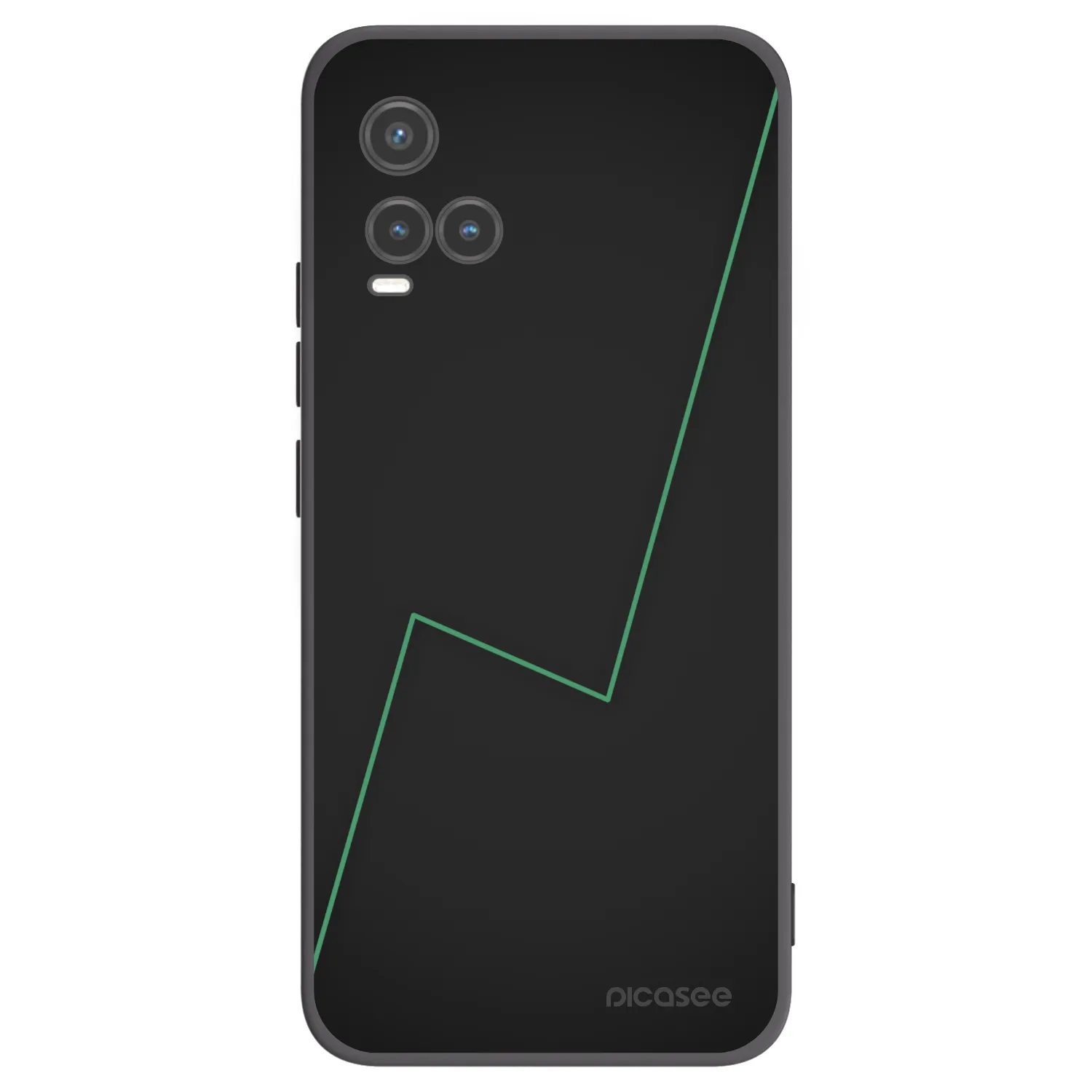 Picasee husă neagră din silicon pentru Vivo Y33s - Consistency
