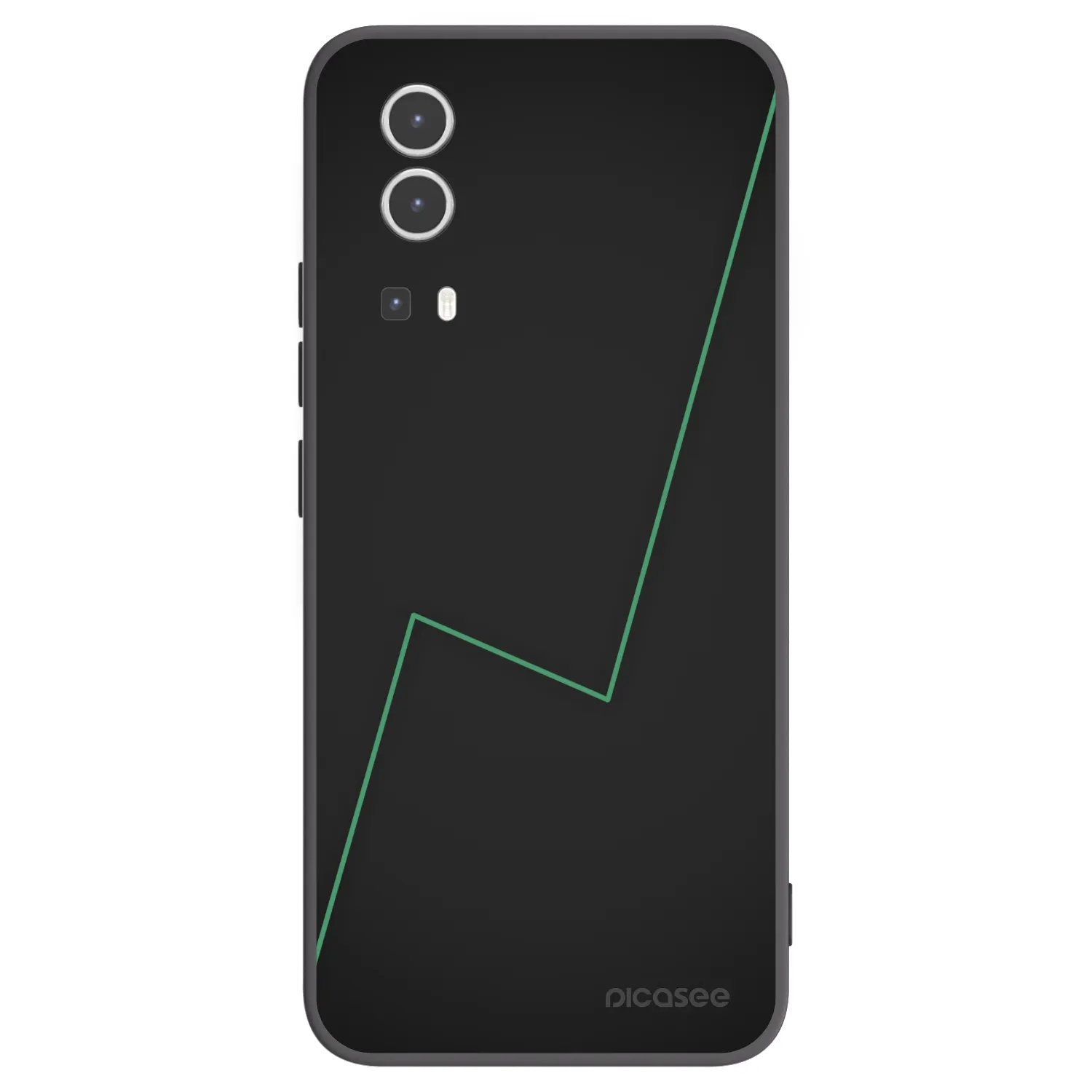 Picasee husă neagră din silicon pentru Vivo Y72 5G - Consistency