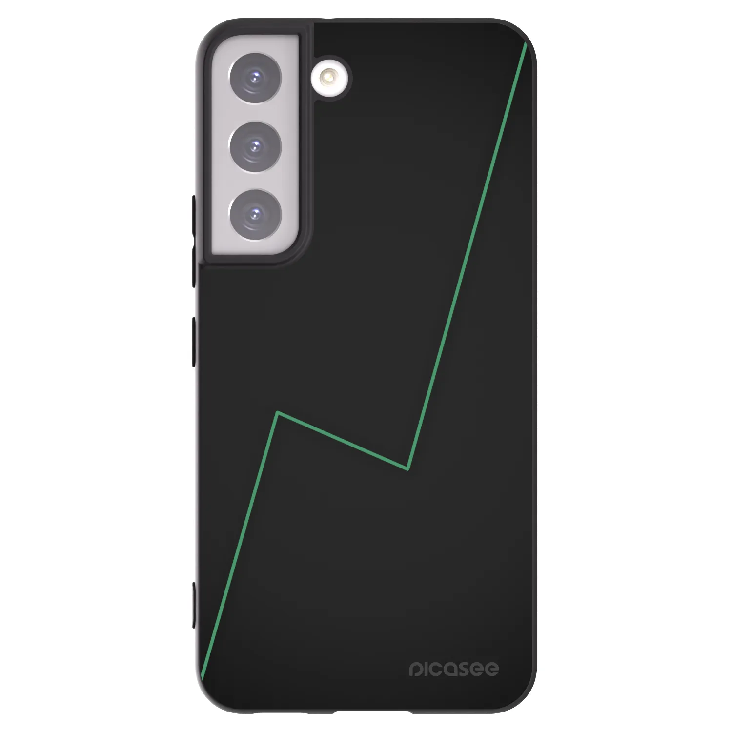Picasee husă neagră din silicon pentru Samsung Galaxy S22 5G - Consistency