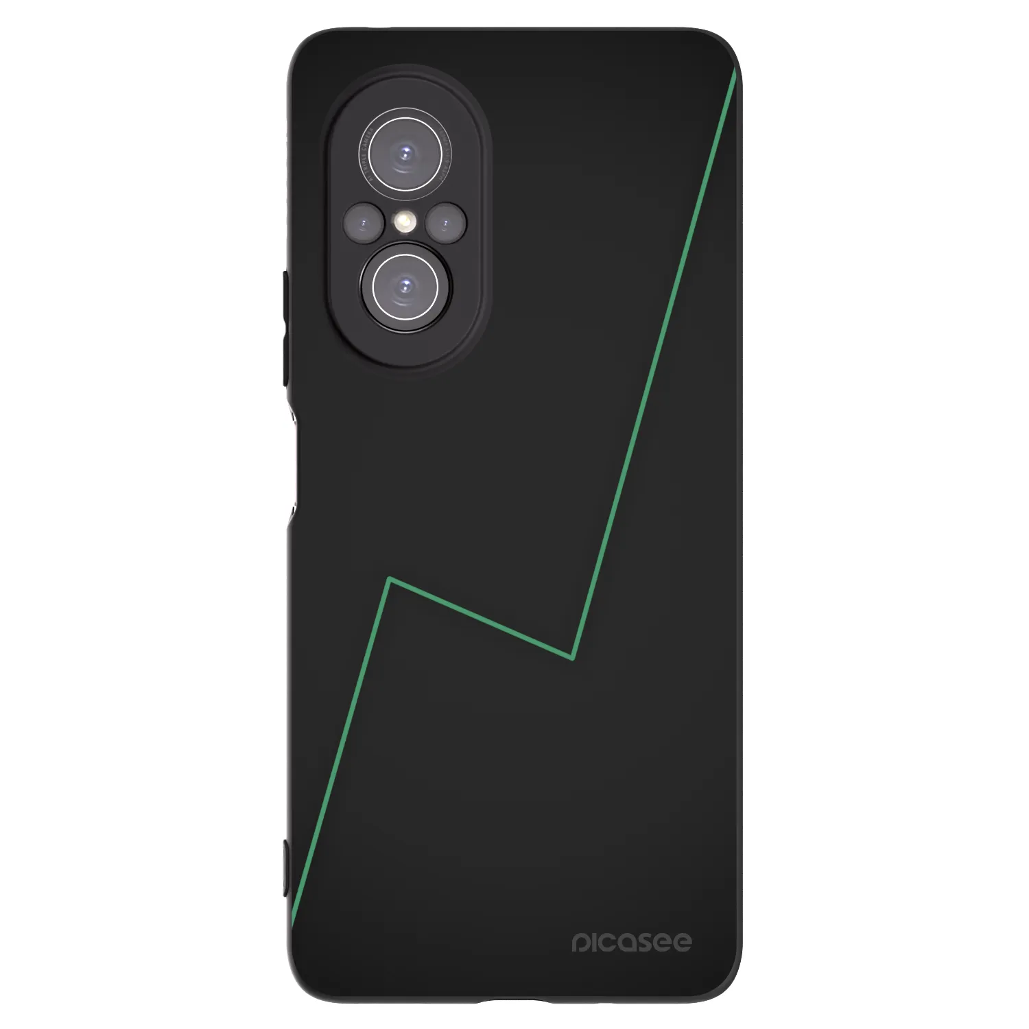 Picasee husă neagră din silicon pentru Huawei Nova 9 SE - Consistency