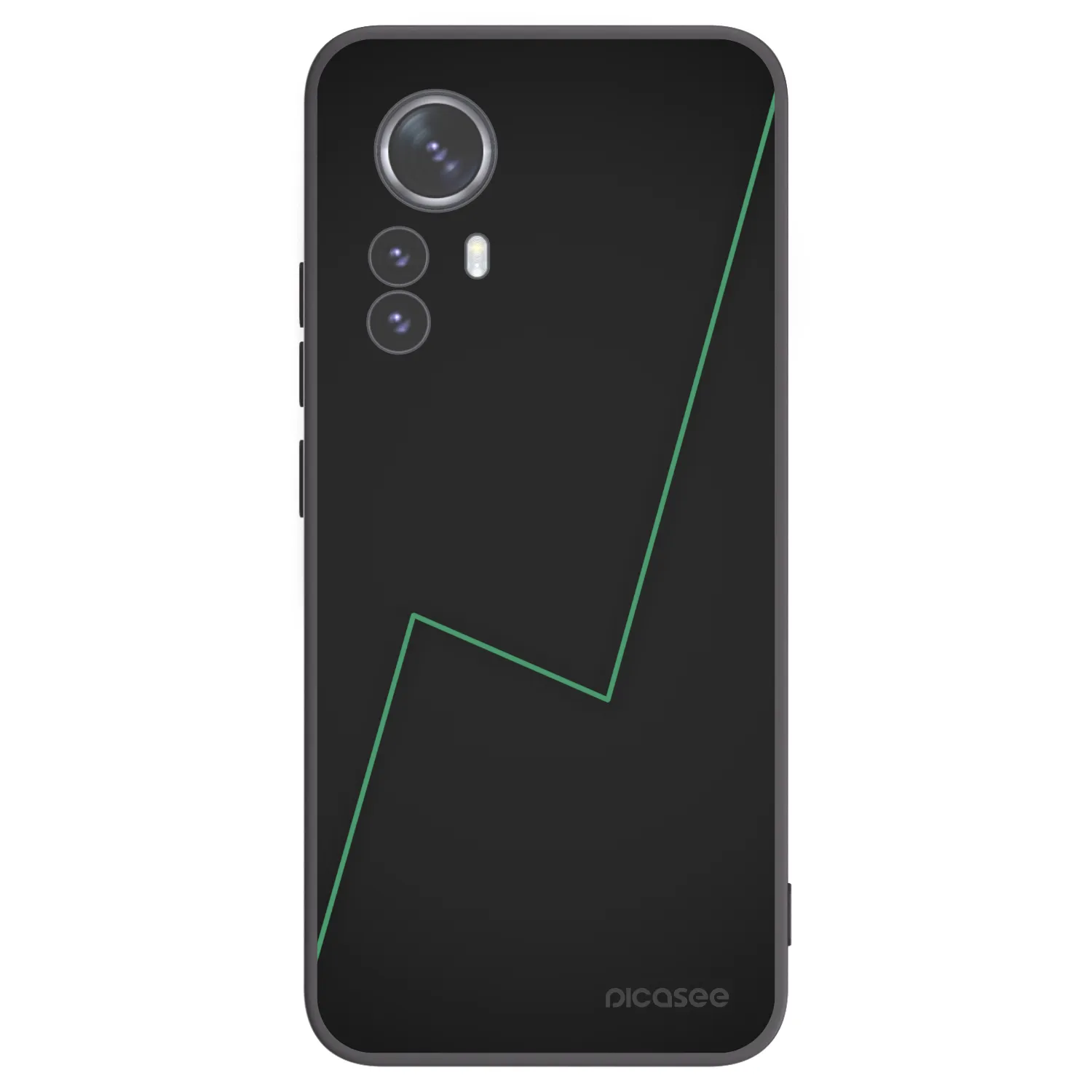 Picasee husă neagră din silicon pentru Xiaomi 12 Pro - Consistency