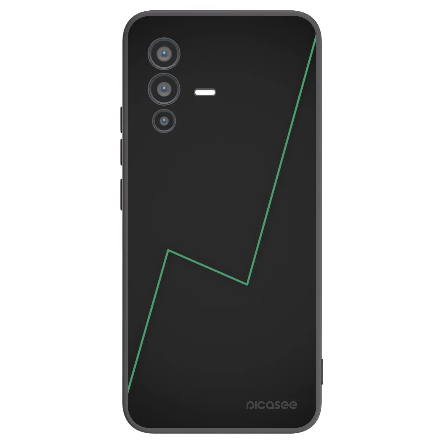 Picasee husă neagră din silicon pentru Vivo V23 5G - Consistency