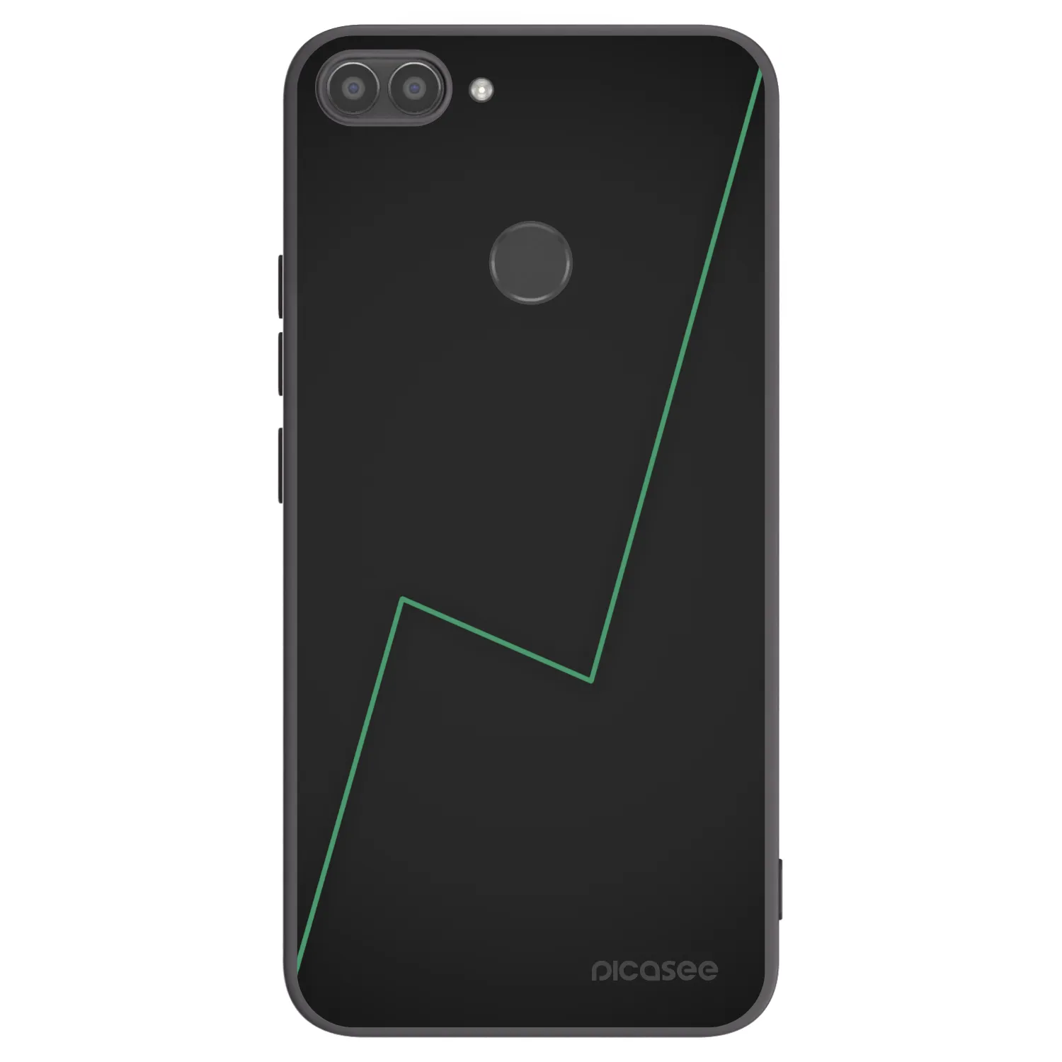 Picasee husă neagră din silicon pentru Huawei P Smart - Consistency