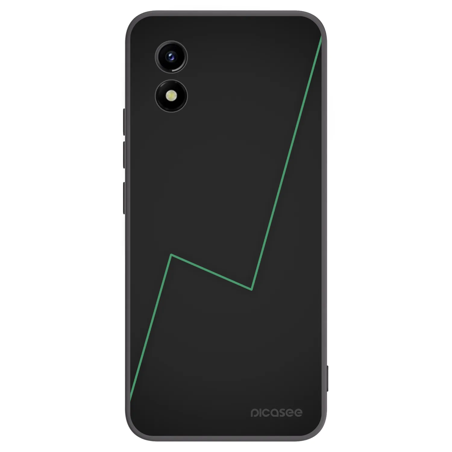 Picasee husă neagră din silicon pentru Vivo Y01 - Consistency