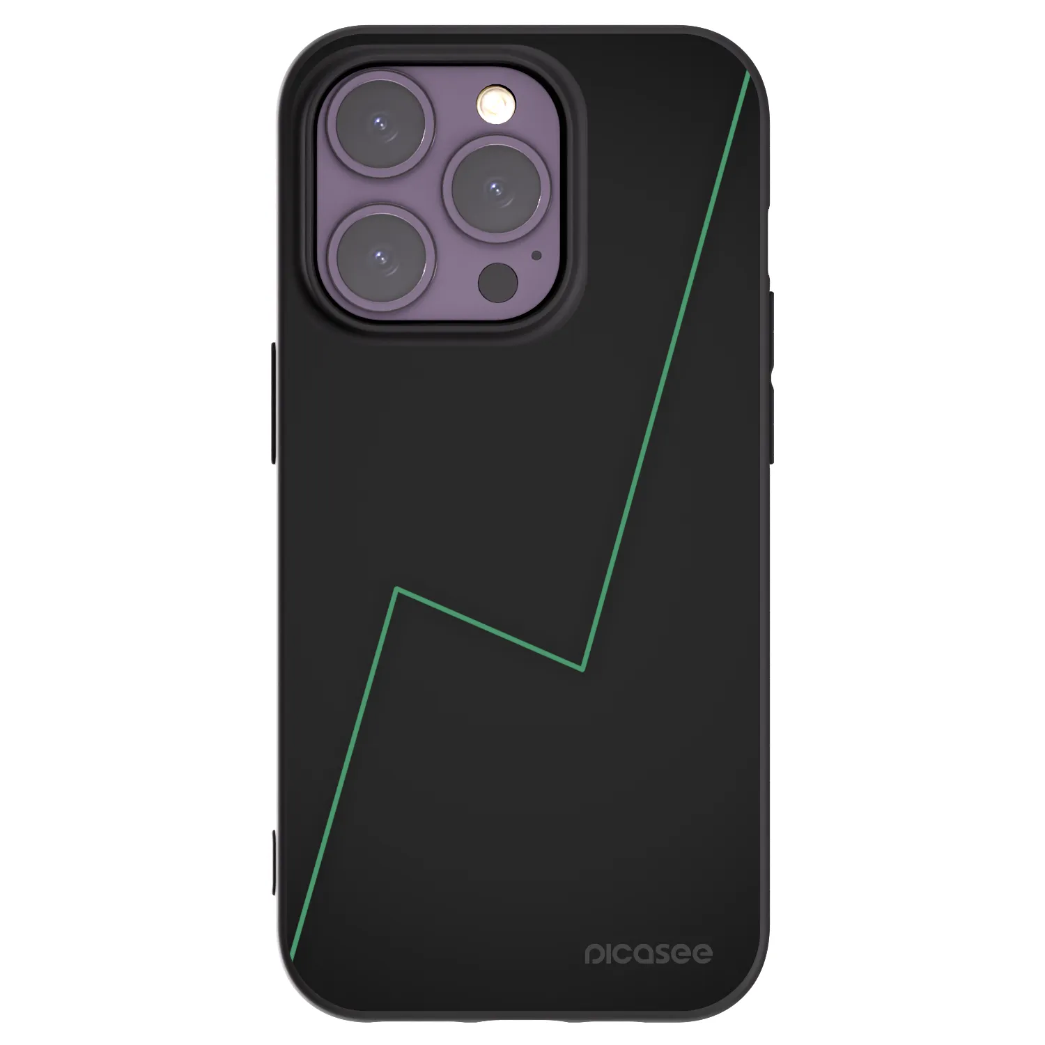 Picasee husă neagră din silicon pentru Apple iPhone 14 Pro - Consistency