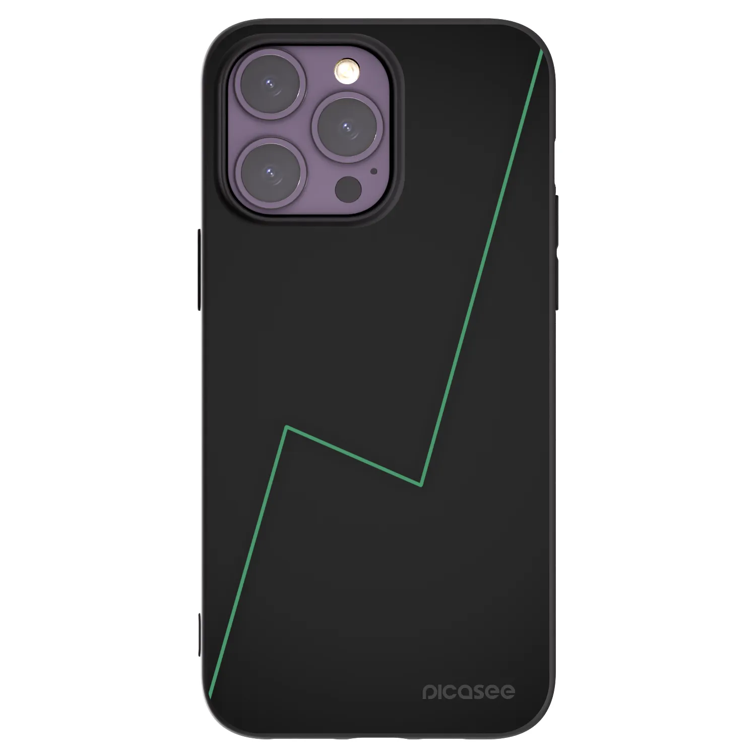 Picasee husă neagră din silicon pentru Apple iPhone 14 Pro Max - Consistency