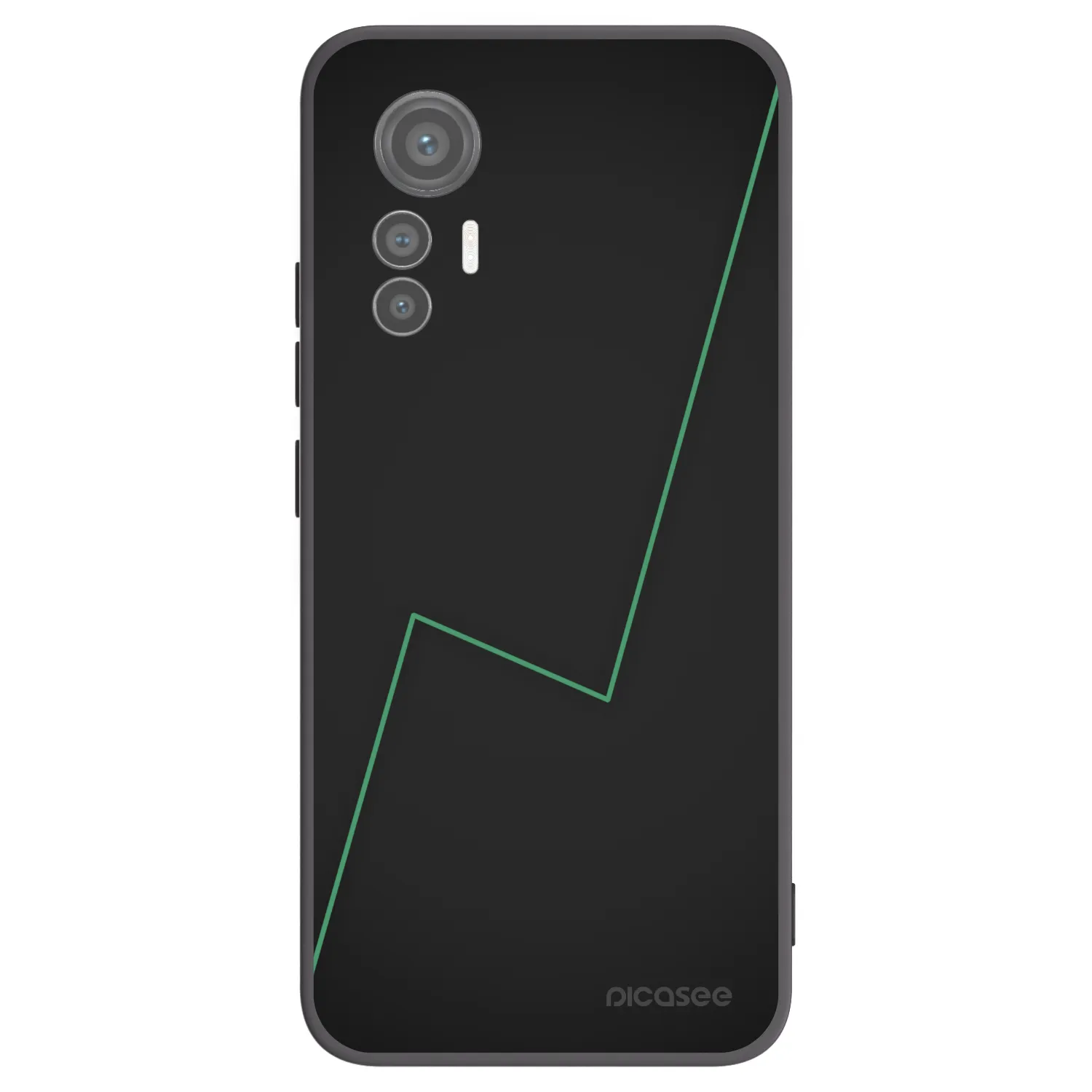 Picasee husă neagră din silicon pentru Xiaomi 12 Lite - Consistency