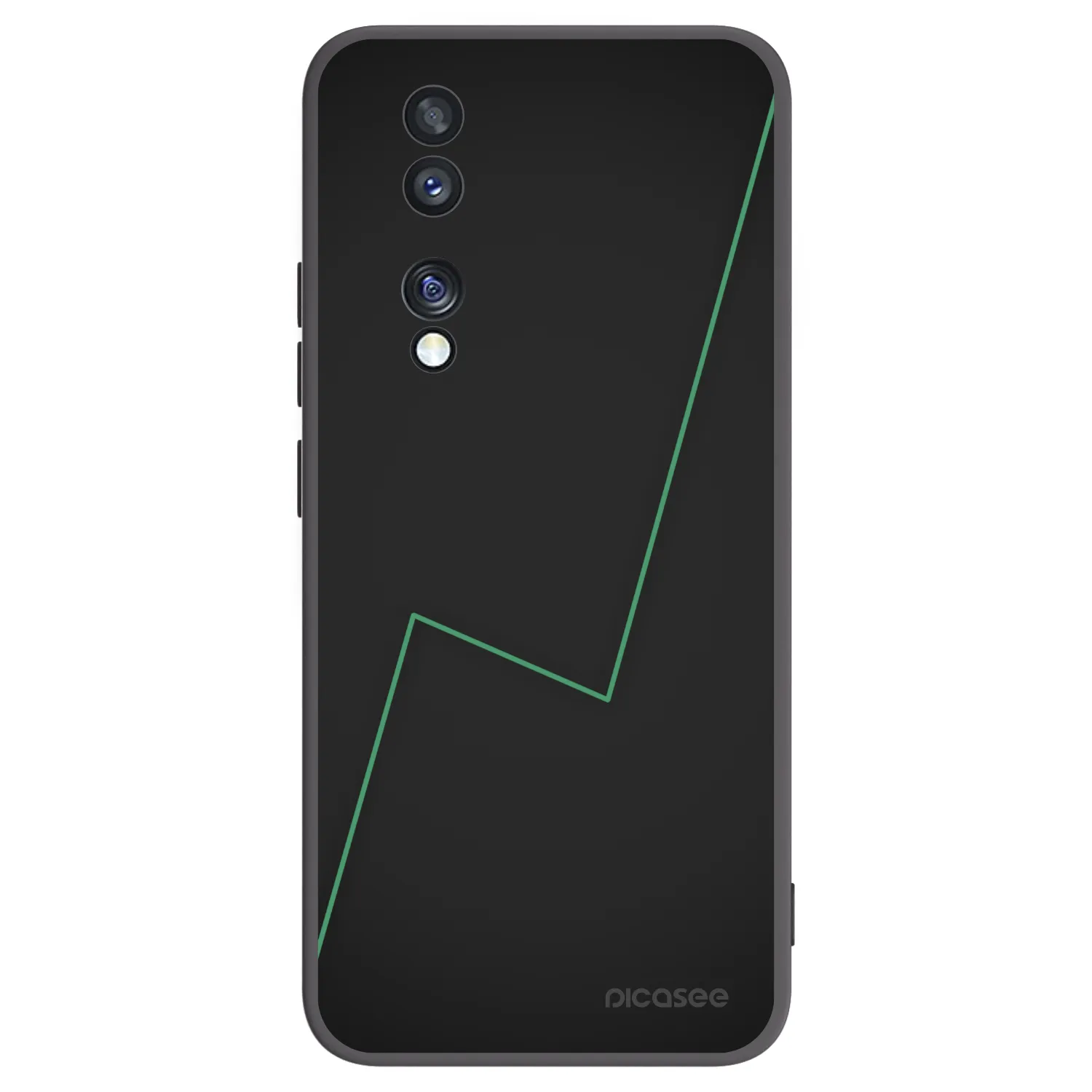 Picasee husă neagră din silicon pentru Honor 70 - Consistency