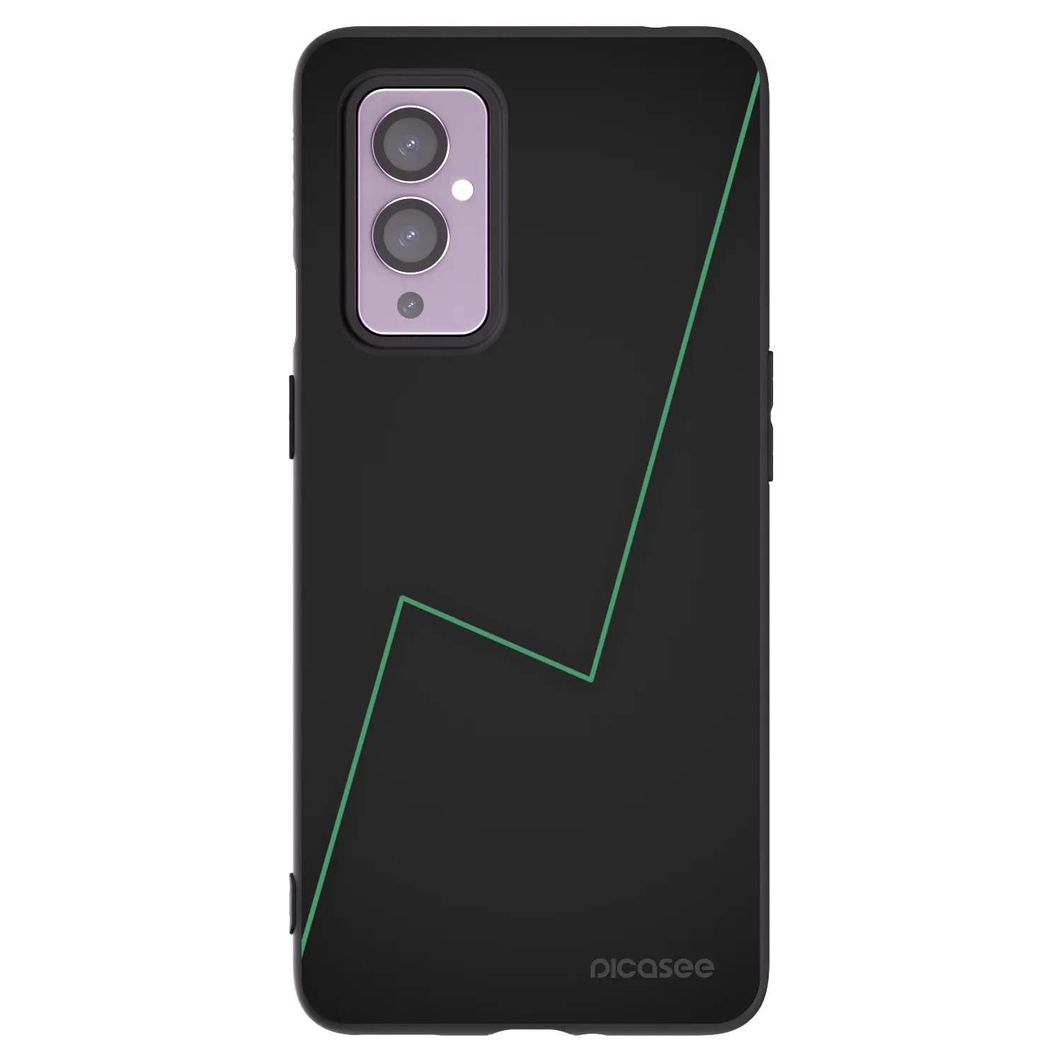 Picasee husă neagră din silicon pentru OnePlus 9 - Consistency