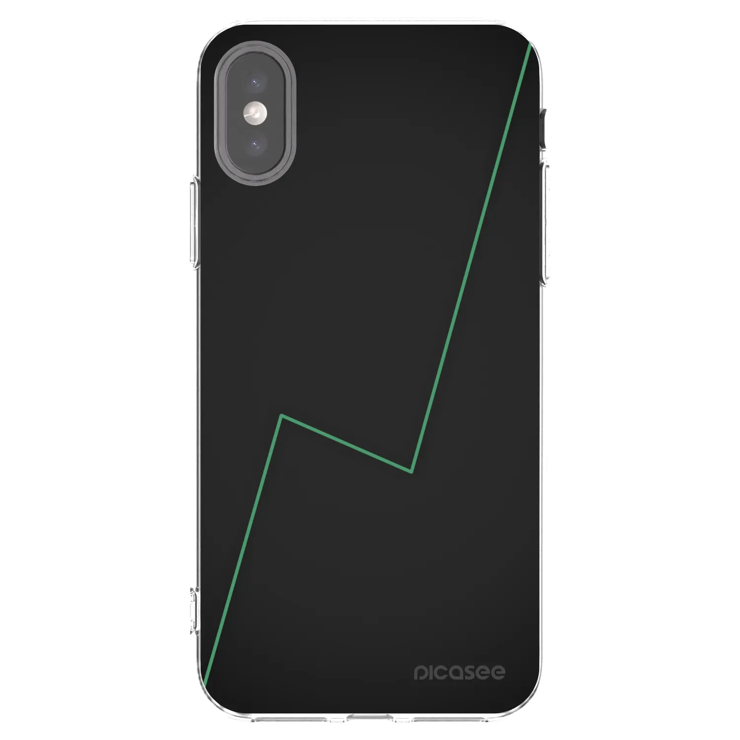 Picasee husă transparentă din silicon pentru Apple iPhone X/XS - Consistency