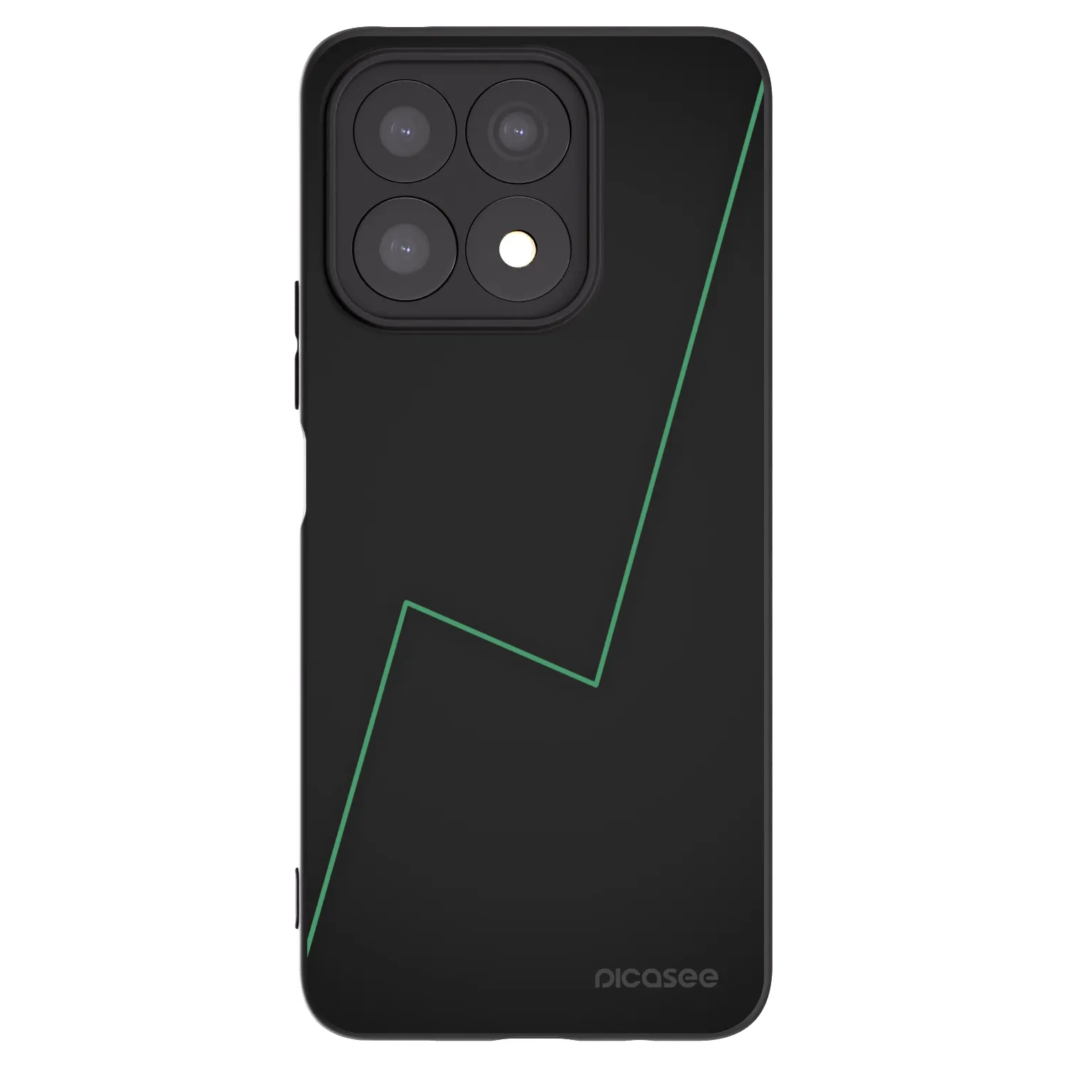 Picasee husă neagră din silicon pentru Honor X8a - Consistency