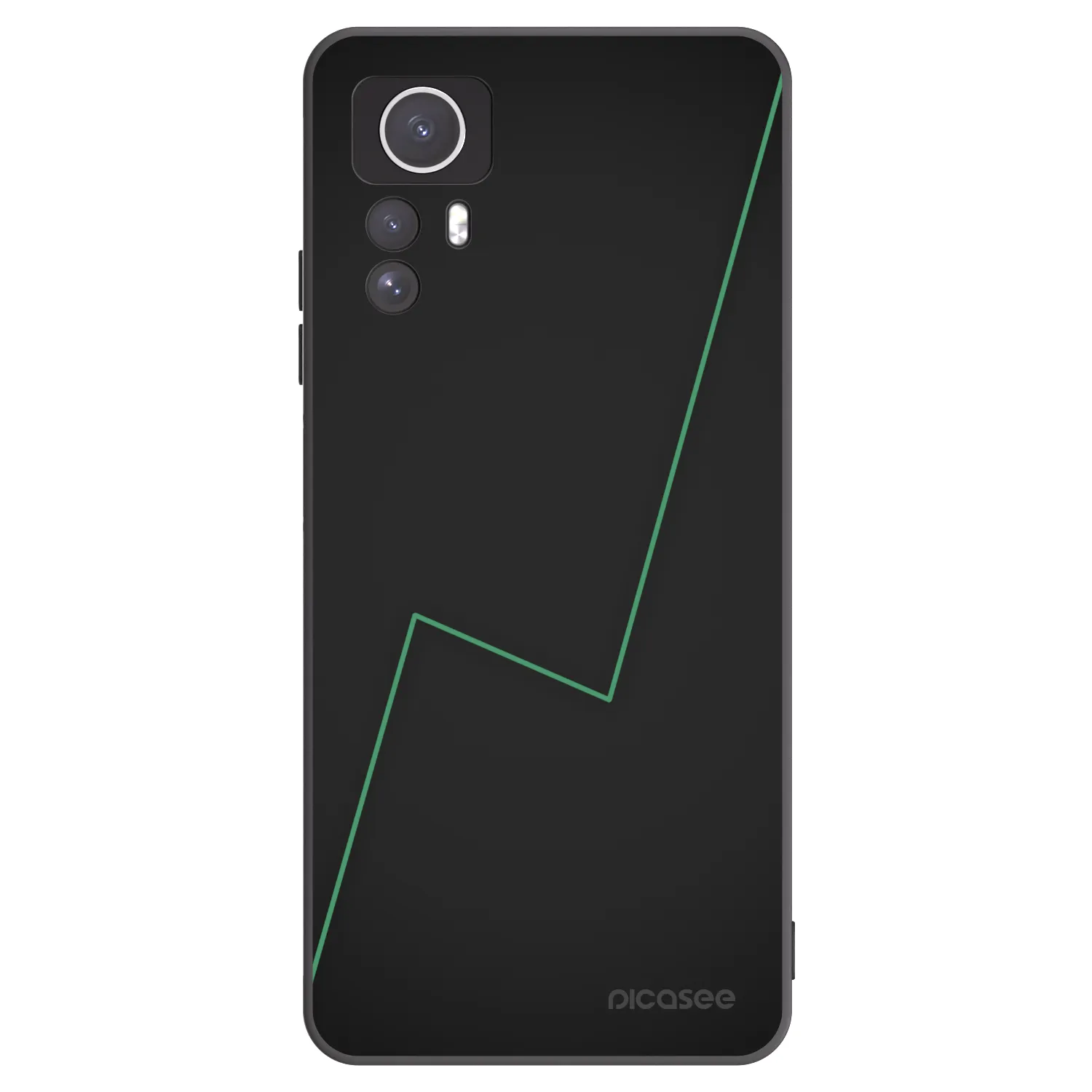 Picasee husă neagră din silicon pentru Xiaomi Redmi Note 12S - Consistency
