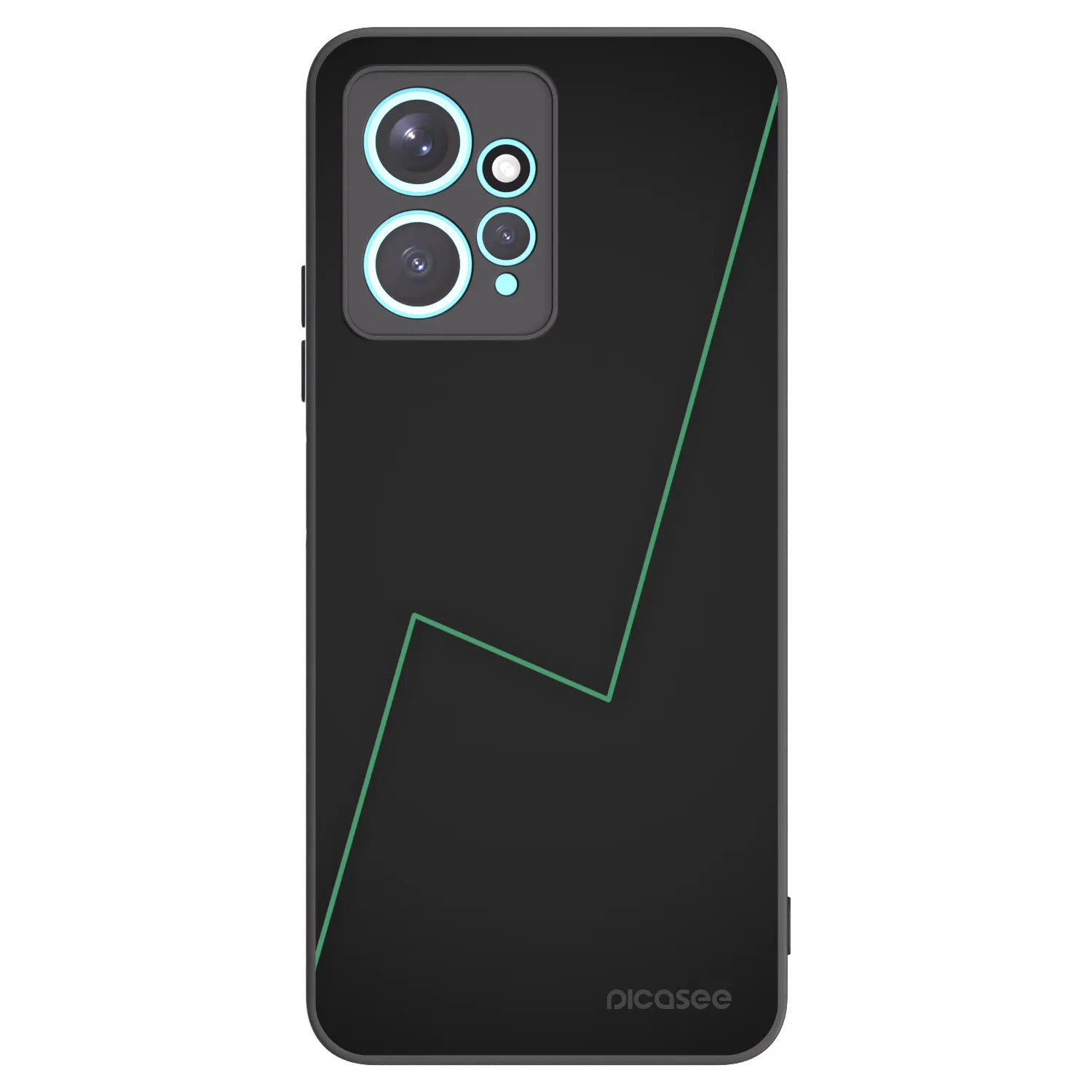 Picasee husă neagră din silicon pentru Xiaomi Redmi Note 12 4G - Consistency