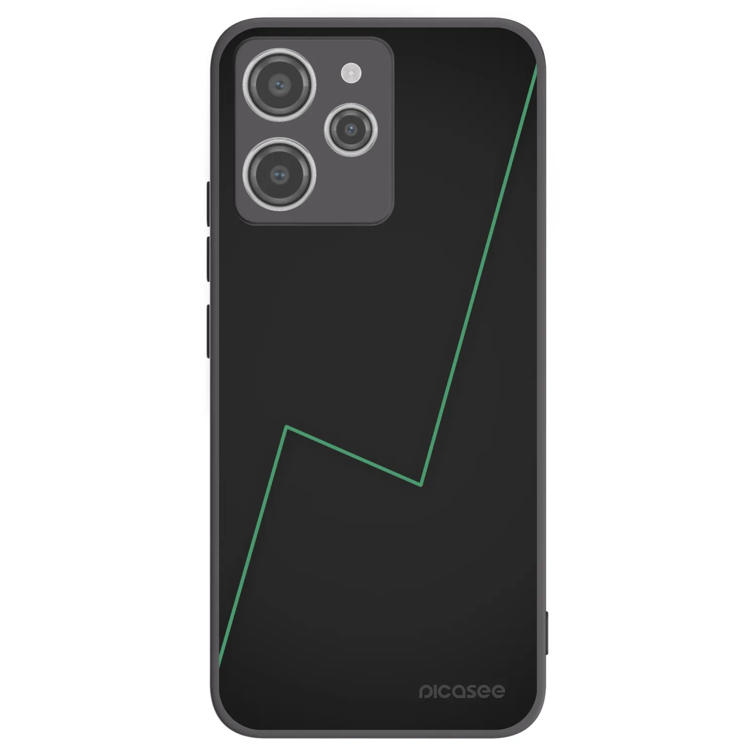 Picasee husă neagră din silicon pentru Xiaomi Redmi 12 4G - Consistency