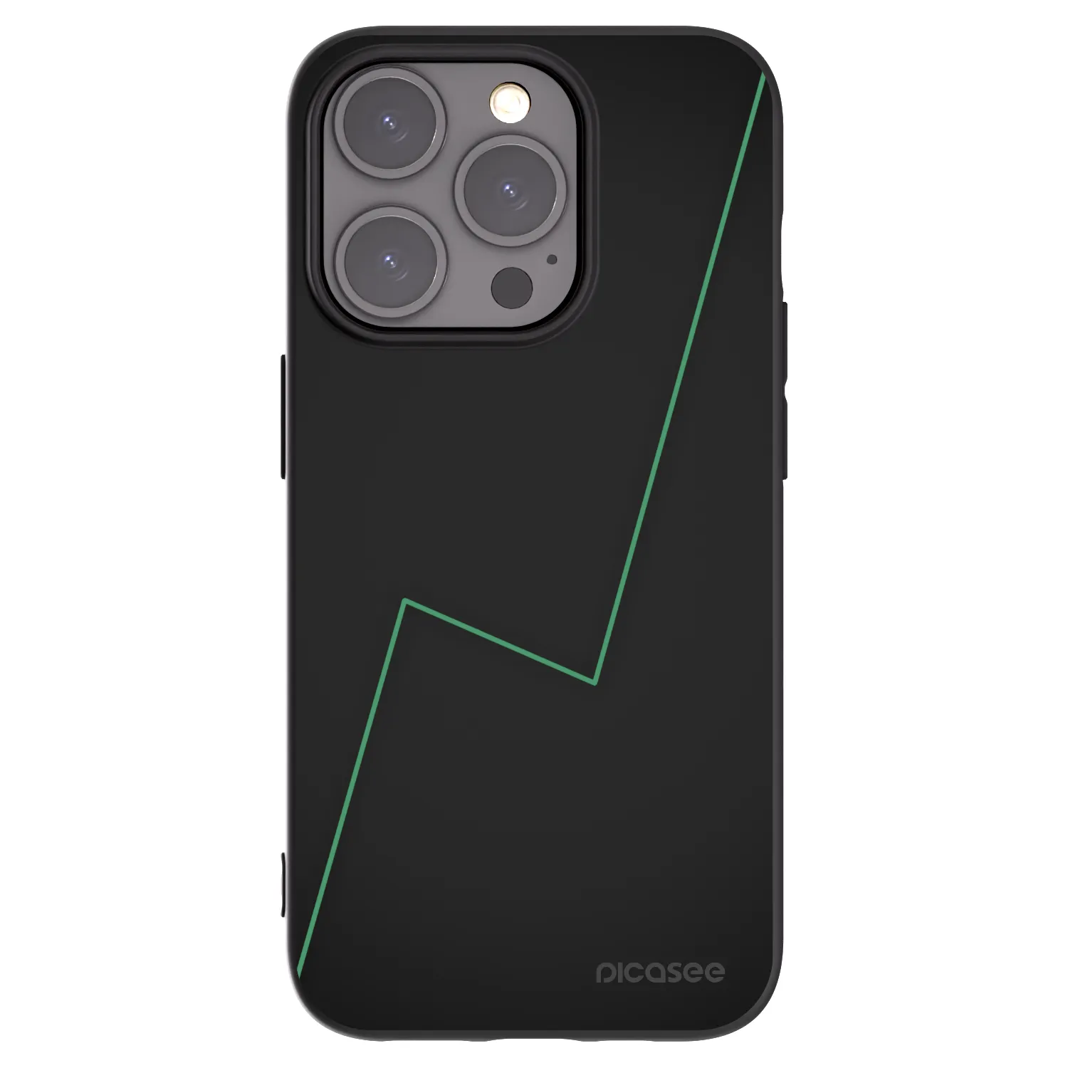 Picasee husă neagră din silicon pentru Apple iPhone 15 Pro - Consistency