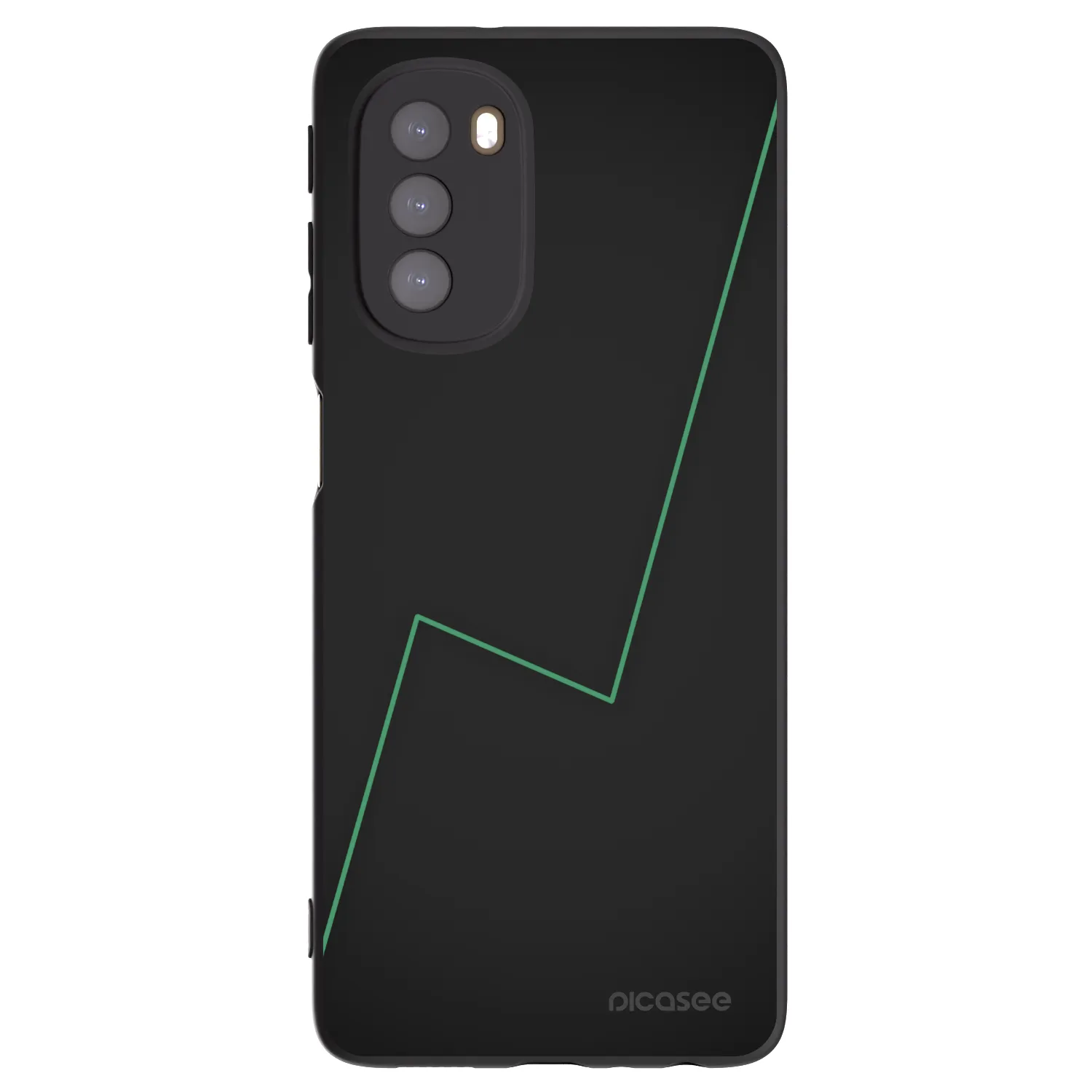 Picasee husă neagră din silicon pentru Motorola Moto G51 - Consistency