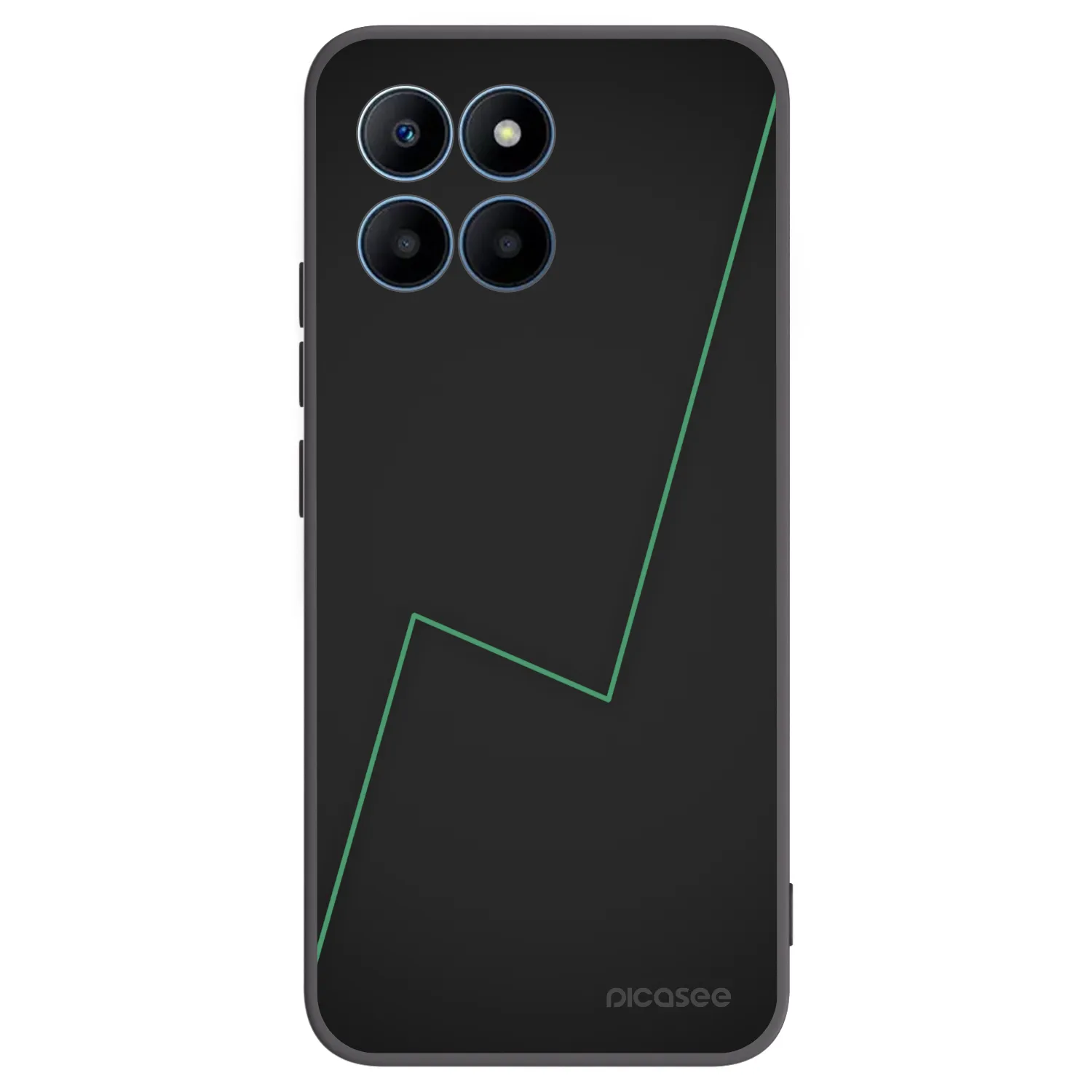 Picasee husă neagră din silicon pentru Honor 70 Lite - Consistency