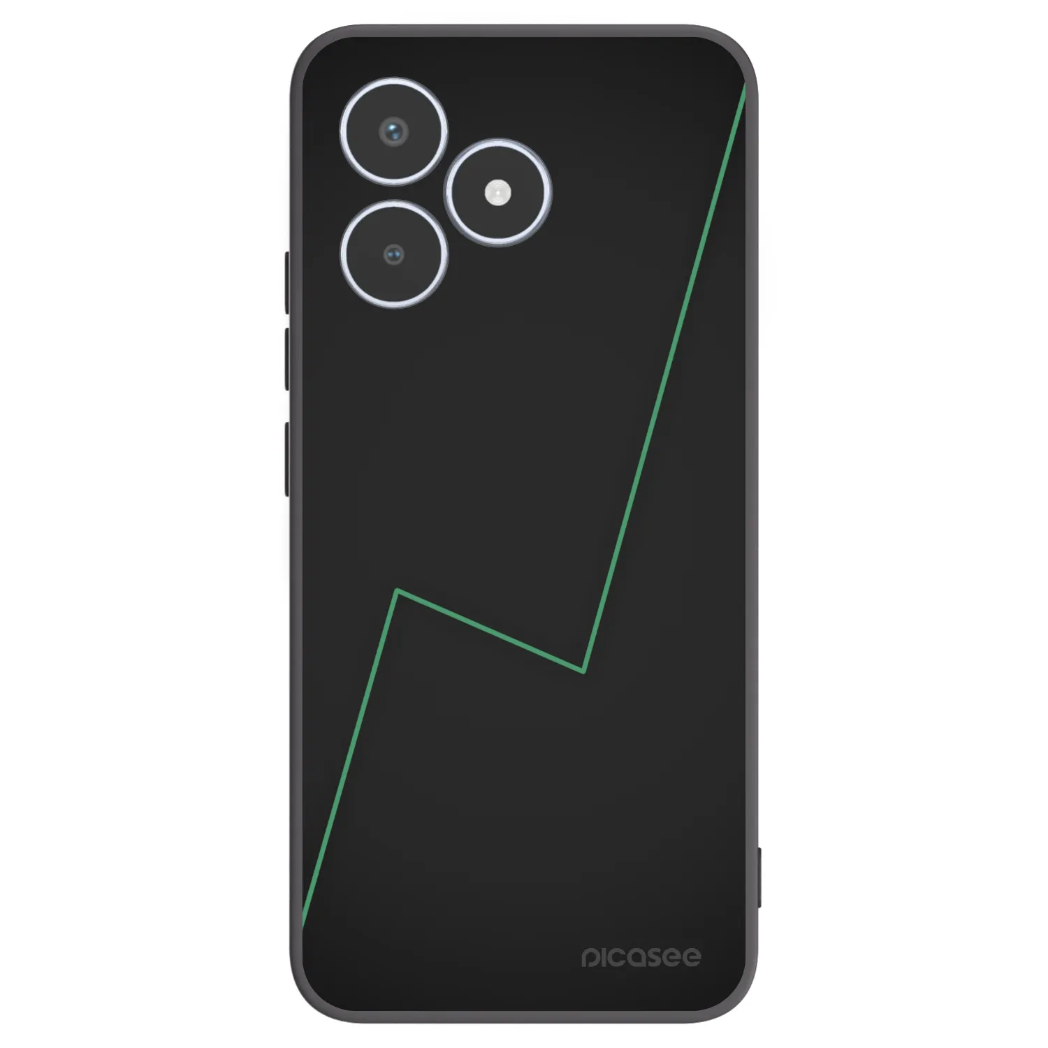 Picasee husă neagră din silicon pentru Realme C53 - Consistency