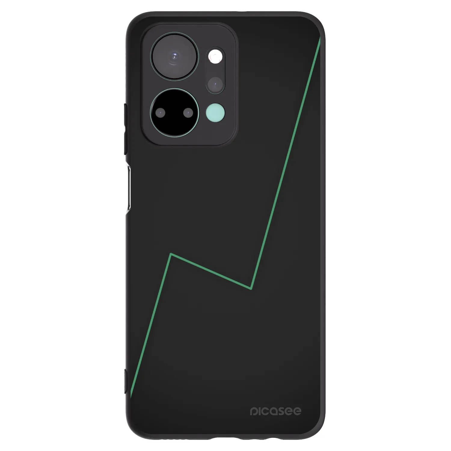 Picasee husă neagră din silicon pentru Honor X7a - Consistency