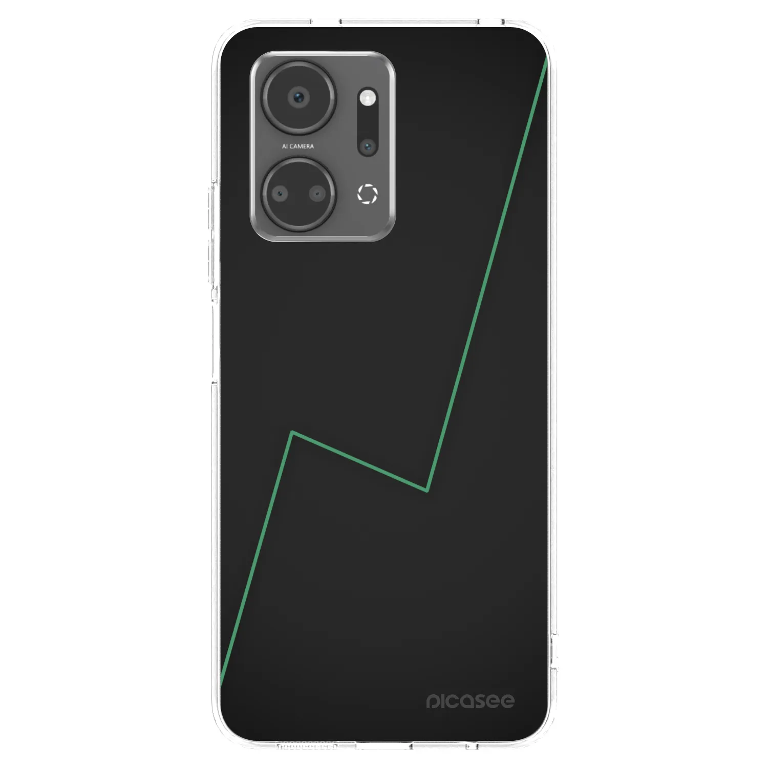 Picasee husă transparentă din silicon pentru Honor X7a - Consistency
