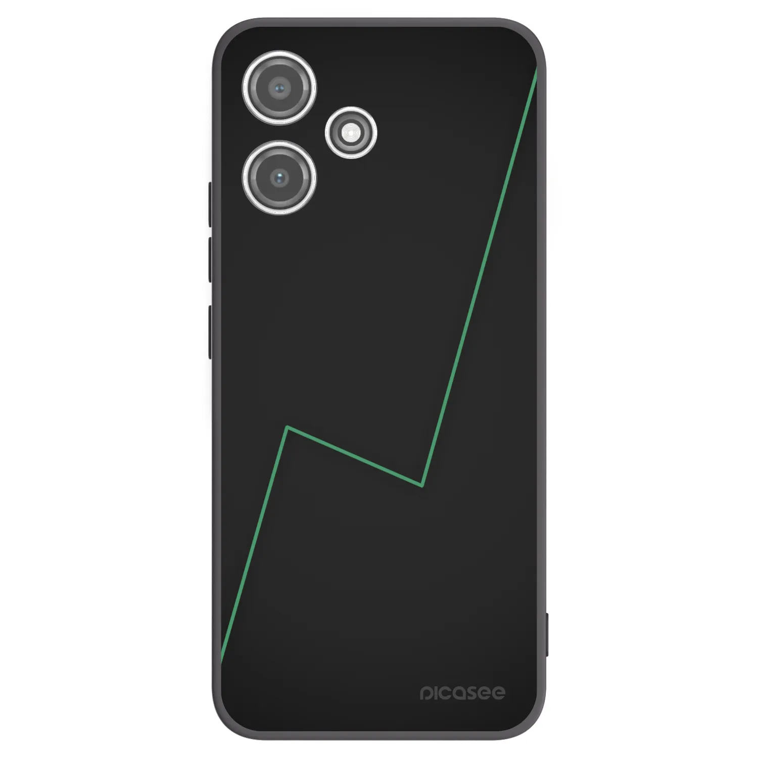 Picasee husă neagră din silicon pentru Xiaomi Redmi 12 5G - Consistency