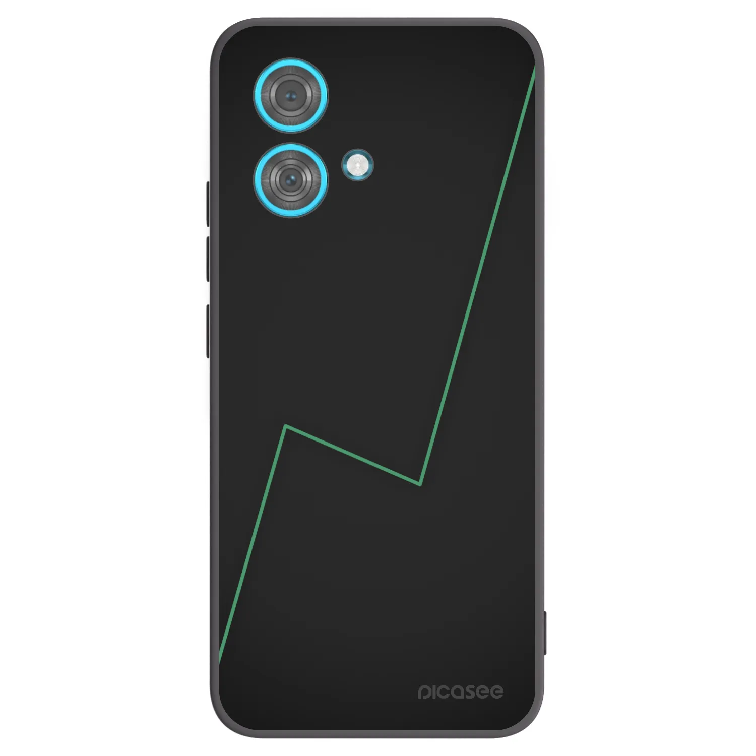 Picasee husă neagră din silicon pentru Motorola Edge 40 Neo - Consistency