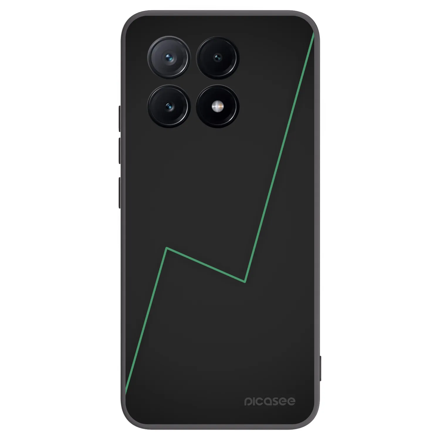 Picasee husă neagră din silicon pentru Xiaomi Poco X6 Pro - Consistency