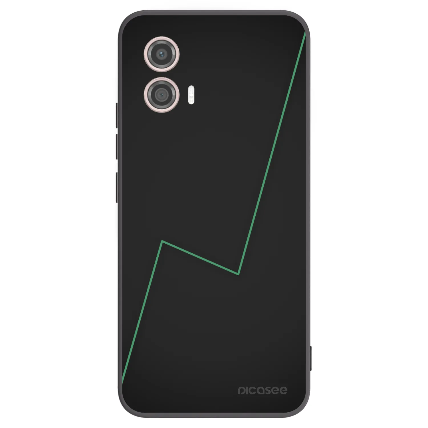 Picasee husă neagră din silicon pentru Motorola Moto G53 5G - Consistency