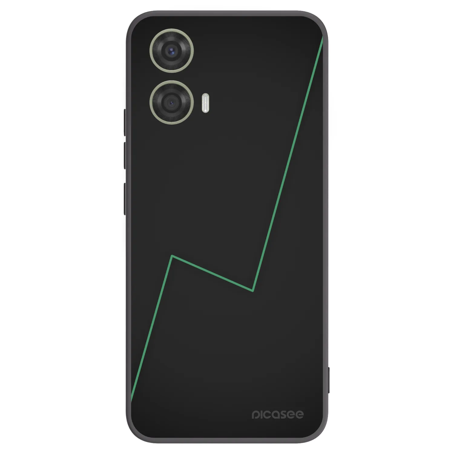 Picasee husă neagră din silicon pentru Motorola Moto G24 - Consistency