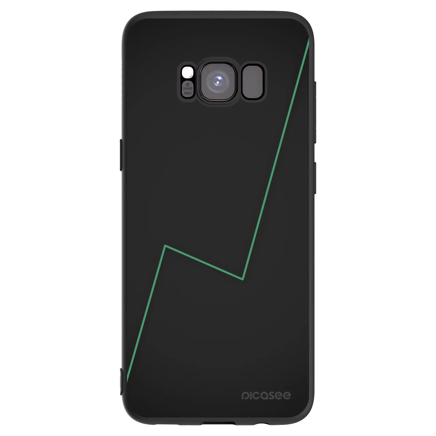 Picasee husă neagră din silicon pentru Samsung Galaxy S8 G950F - Consistency
