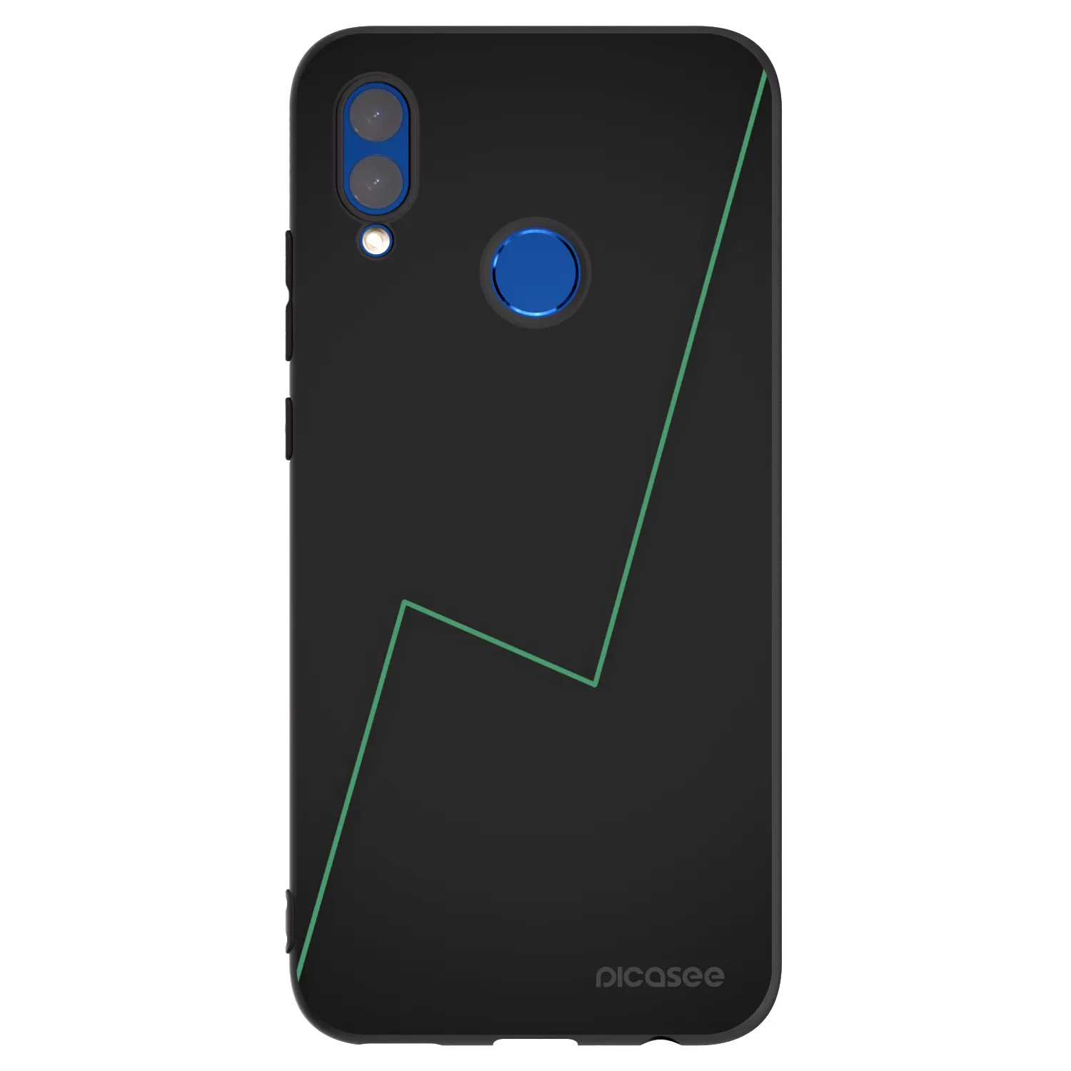 Picasee husă neagră din silicon pentru Honor 10 Lite - Consistency