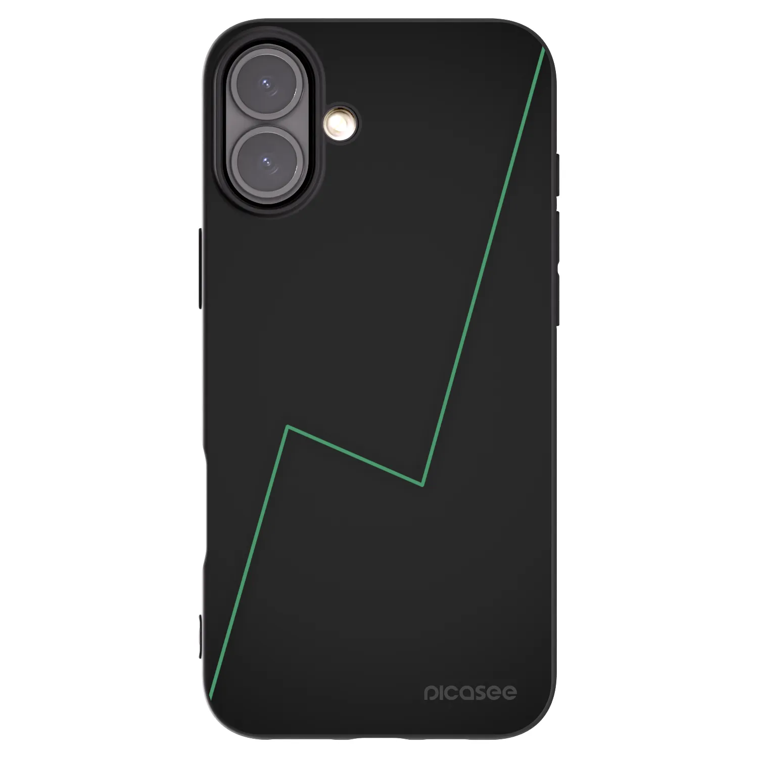 Picasee husă neagră din silicon pentru Apple iPhone 16 Plus - Consistency