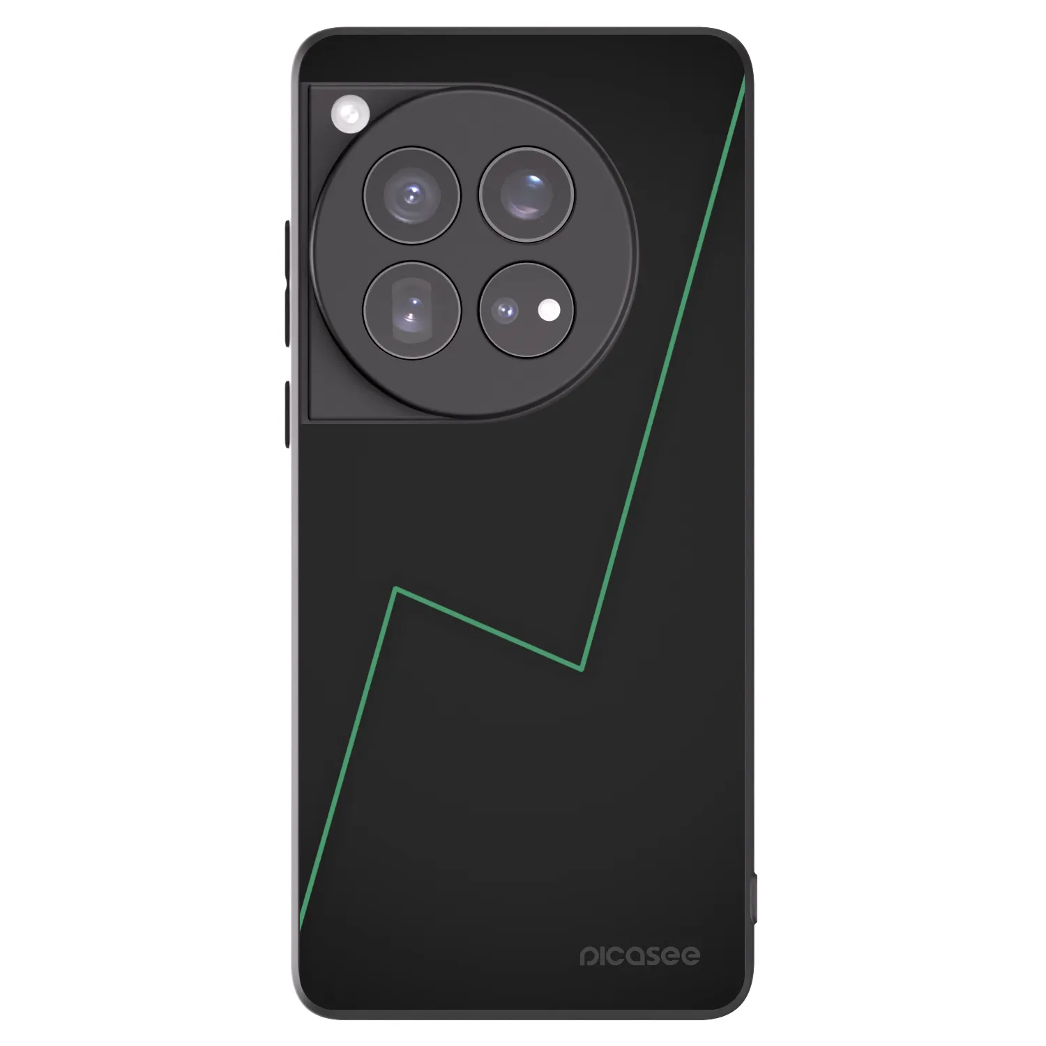 Picasee husă neagră din silicon pentru OnePlus 12 5G - Consistency
