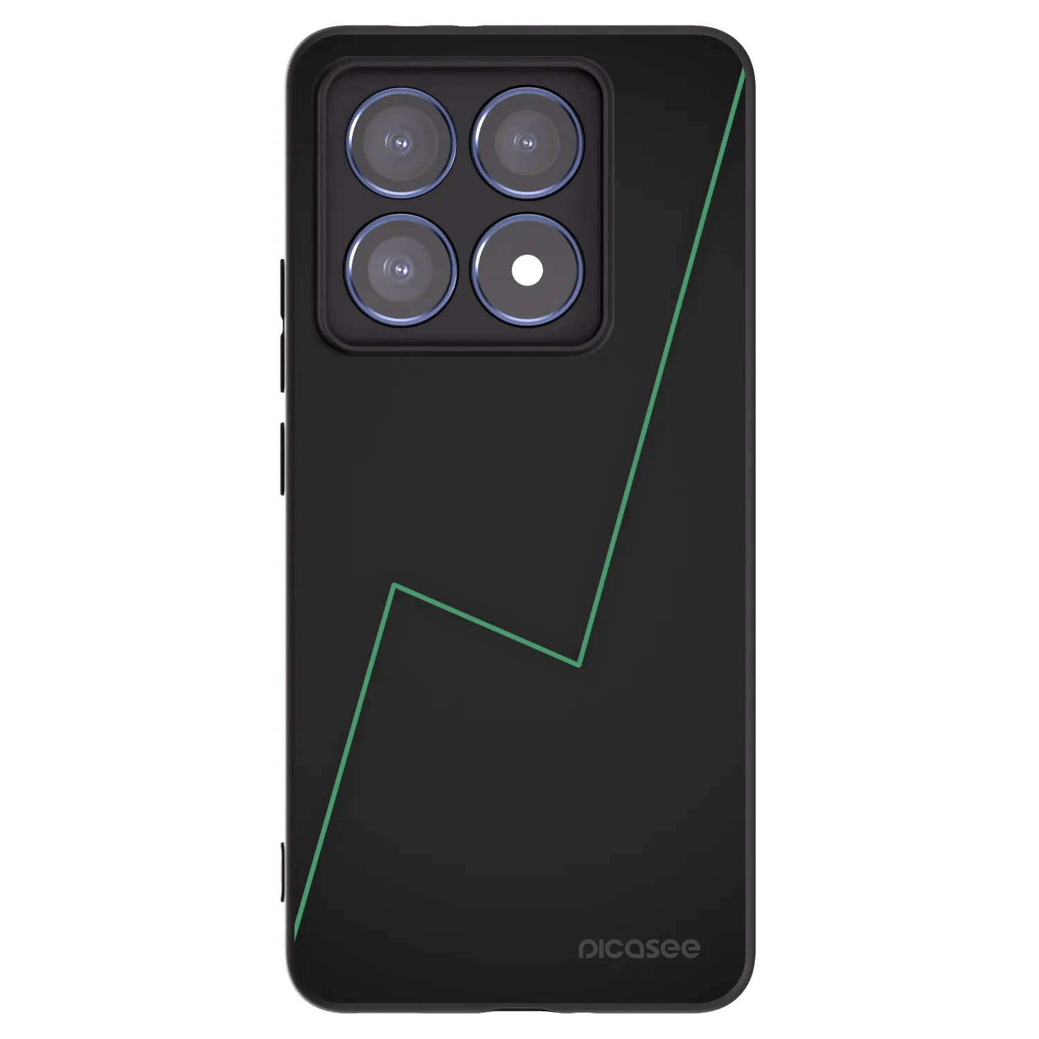 Picasee husă neagră din silicon pentru Xiaomi 14T Pro - Consistency
