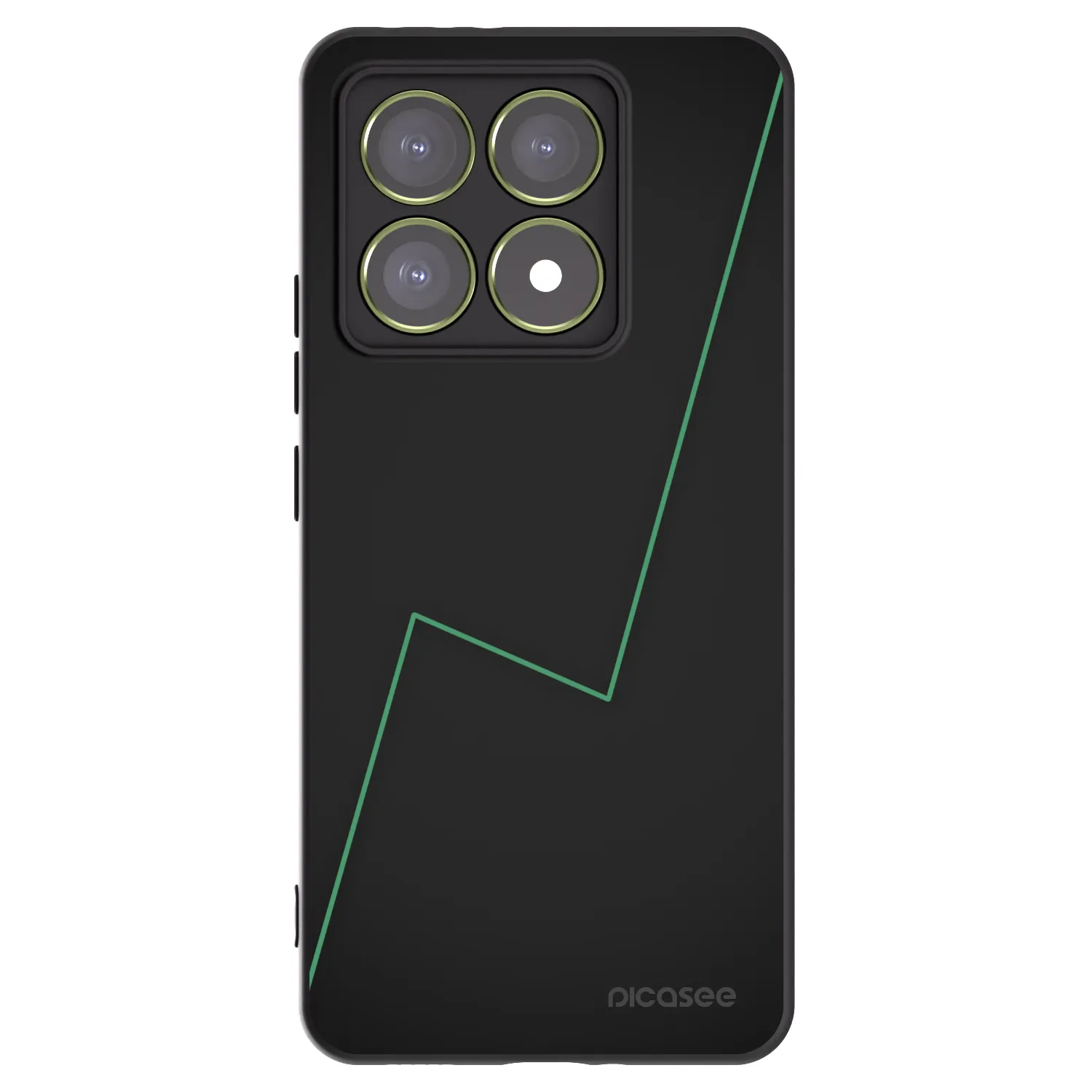 Picasee husă neagră din silicon pentru Xiaomi 14T - Consistency