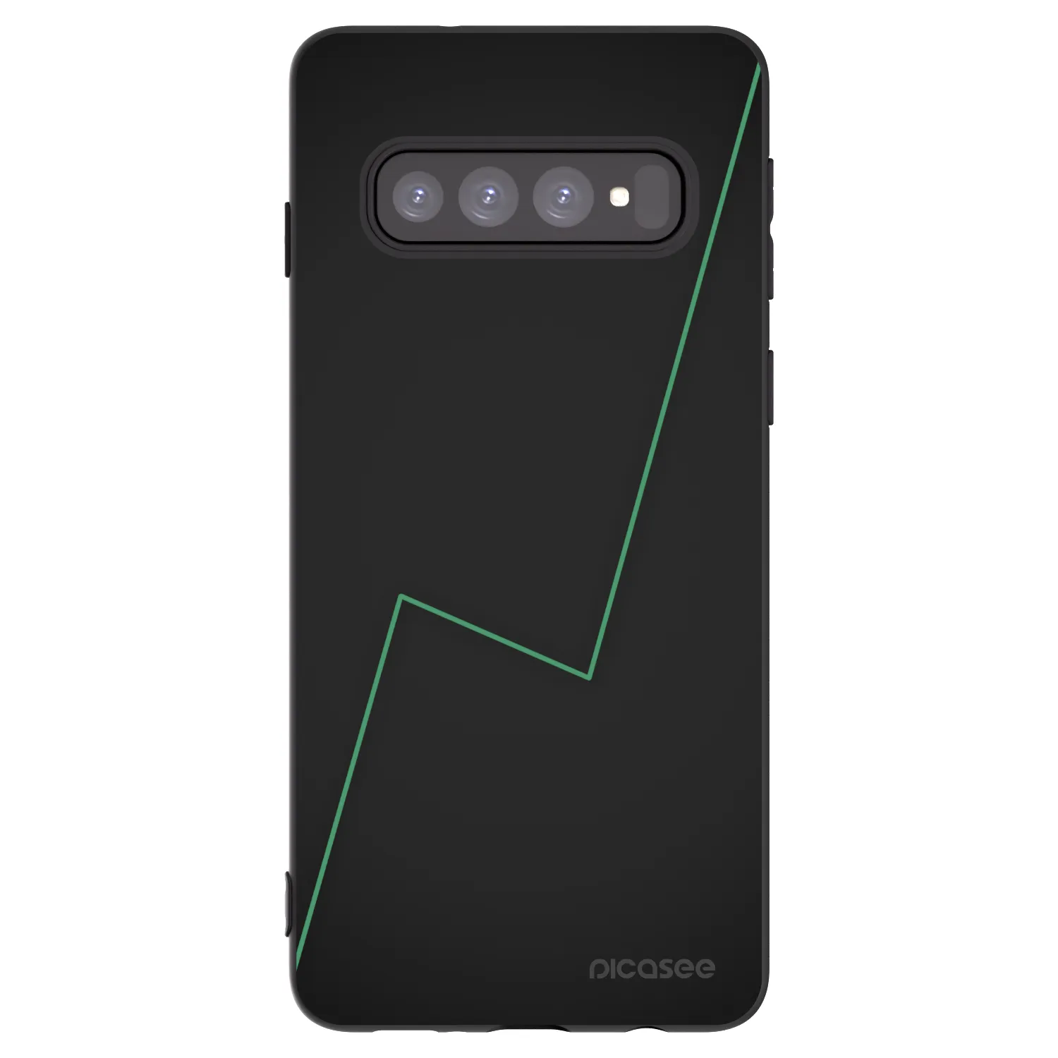 Picasee husă neagră din silicon pentru Samsung Galaxy S10 G973 - Consistency