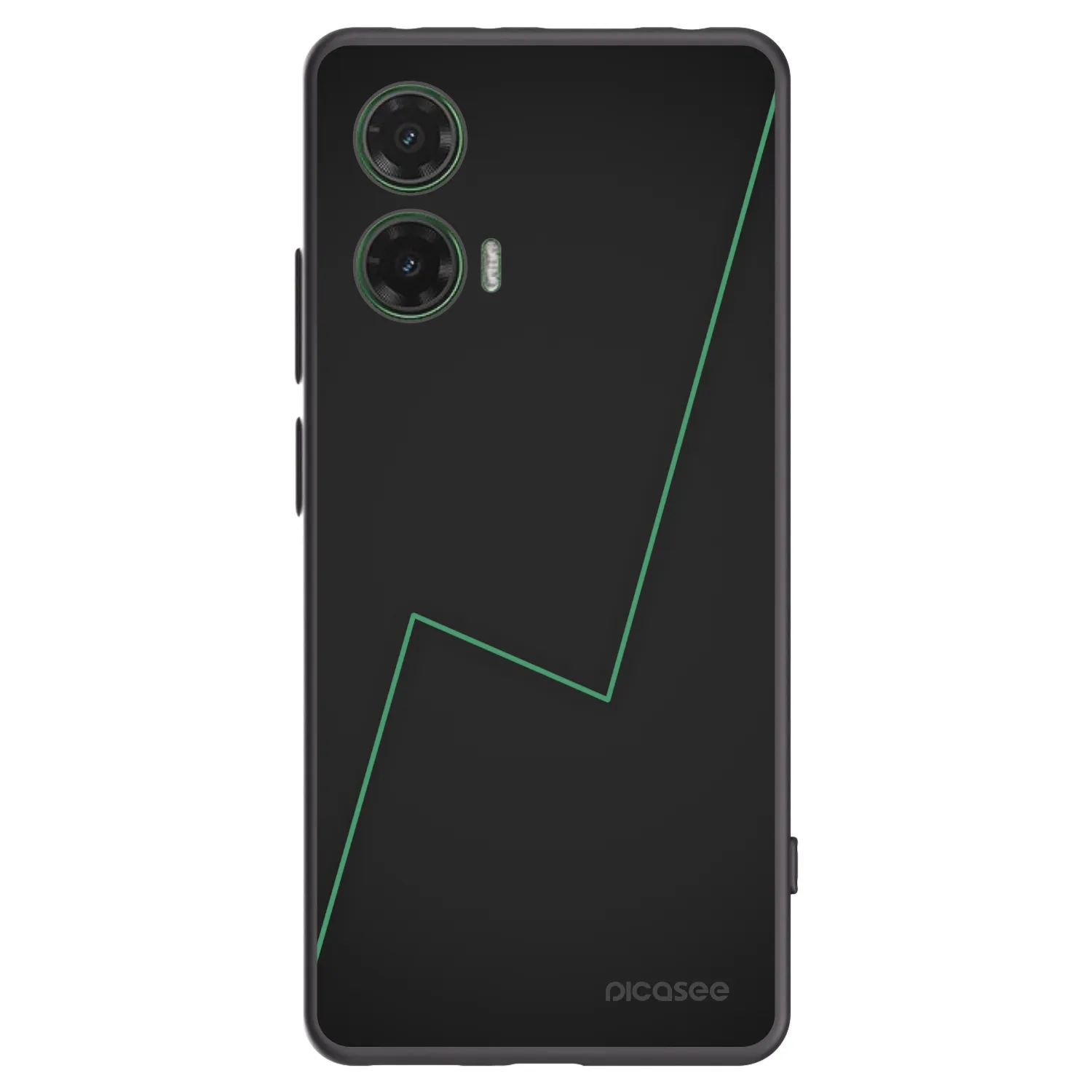 Picasee husă neagră din silicon pentru Motorola Moto G35 5G - Consistency