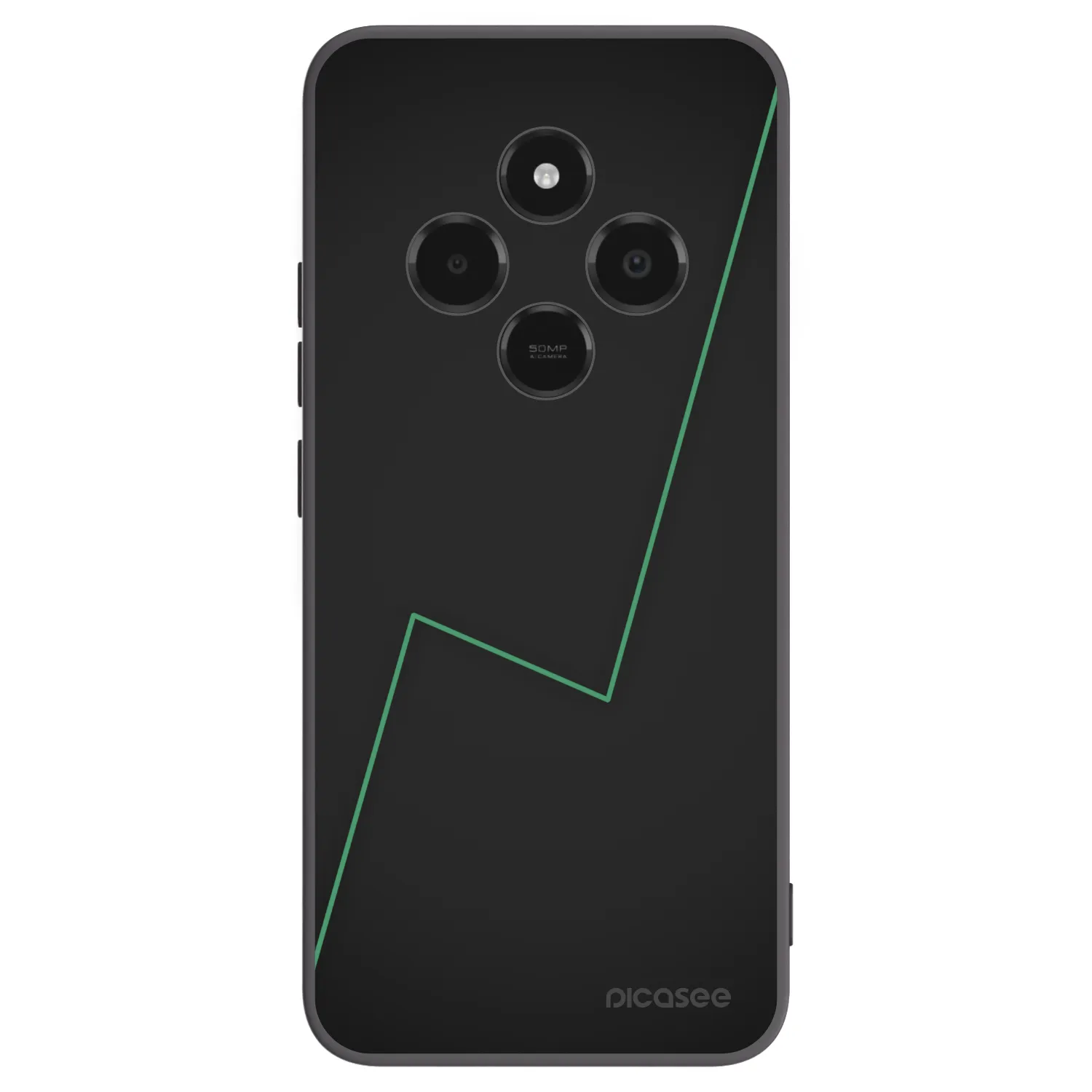Picasee husă neagră din silicon pentru Xiaomi Poco C75 - Consistency