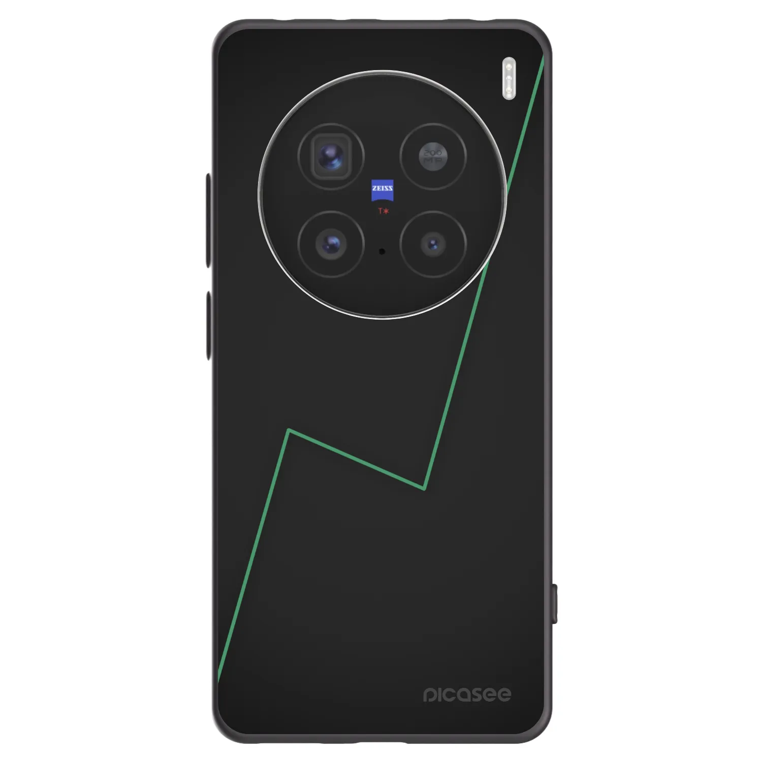 Picasee husă neagră din silicon pentru Vivo X200 Pro - Consistency