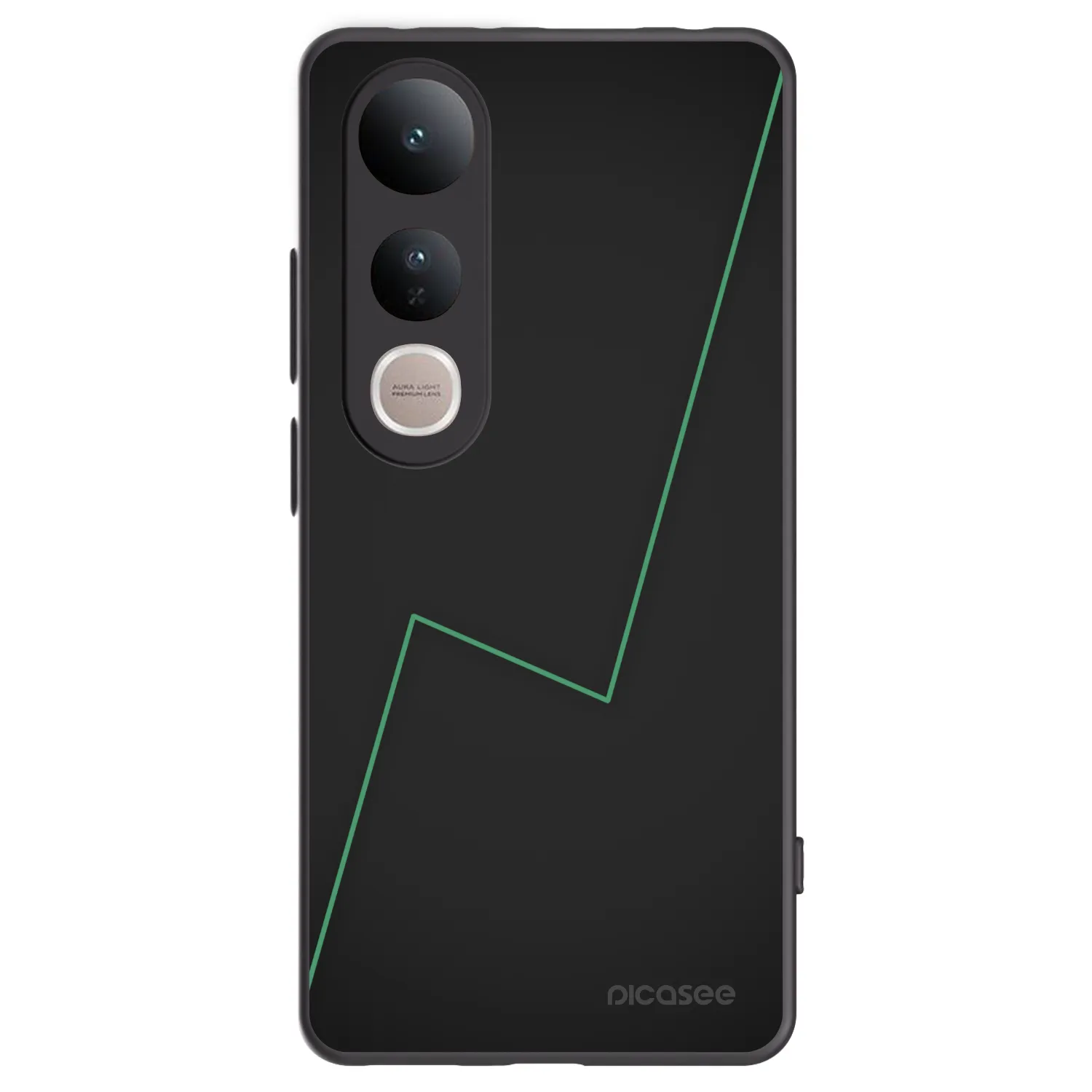 Picasee husă neagră din silicon pentru Vivo V50 Lite 5G - Consistency