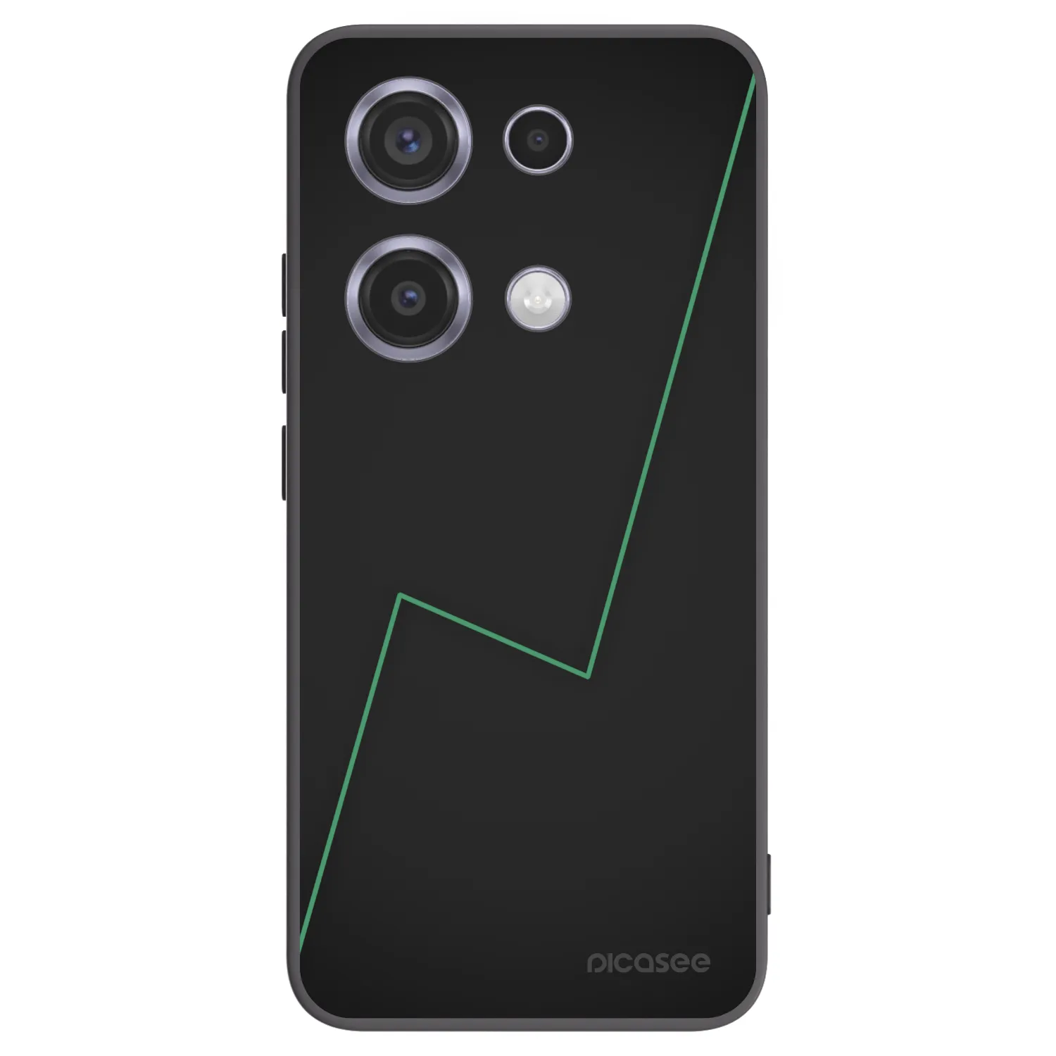 Picasee husă neagră din silicon pentru Xiaomi Redmi Note 14S - Consistency
