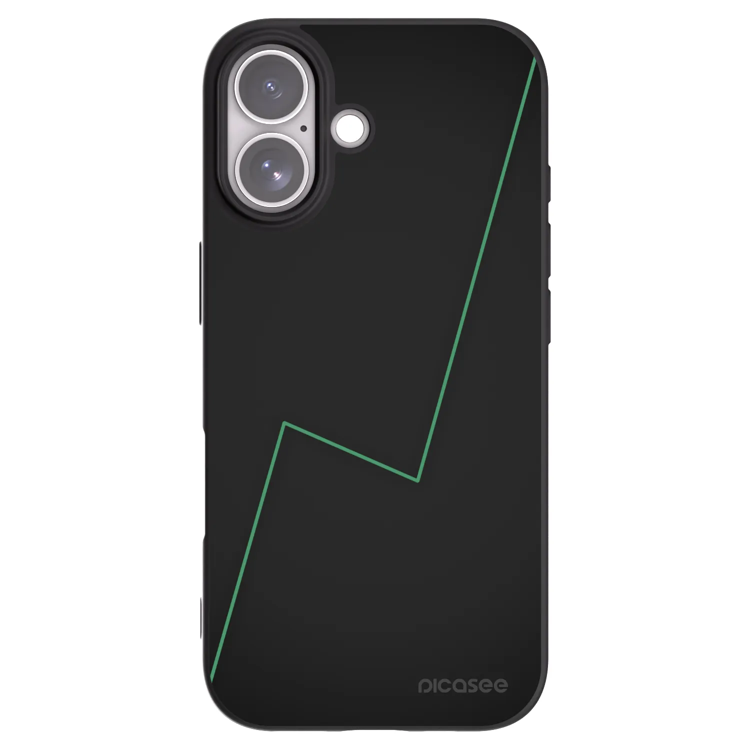 Picasee husă neagră din silicon pentru Apple iPhone 17 - Consistency